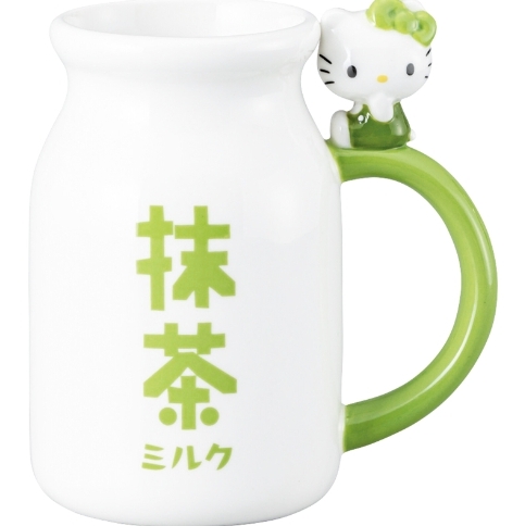 Sanrio 抹茶Hello Kitty 牛奶樽杯