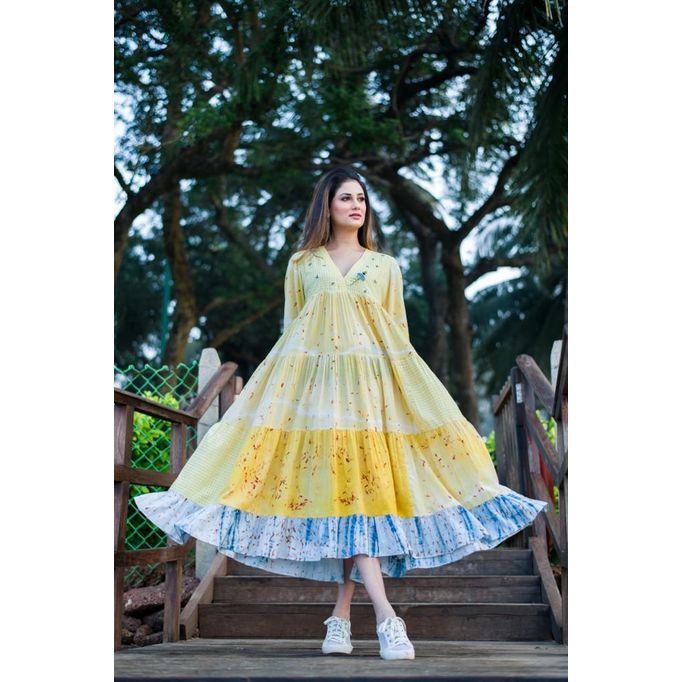 Jamdani V領/兩件套catalog 印度非物質文化遺產手工搖織 