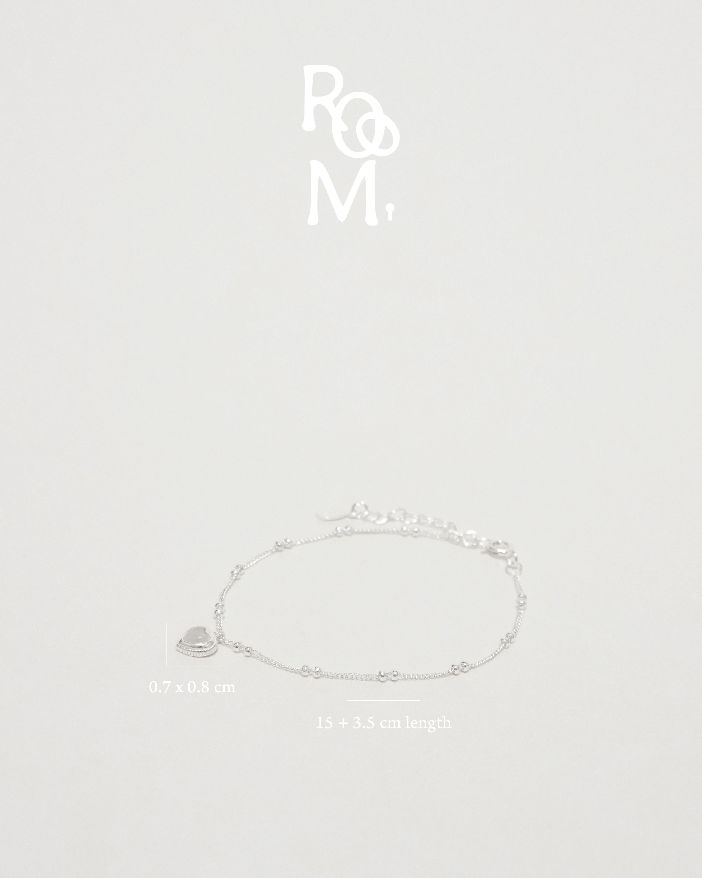 Dewdrop Heart Cat’s Eye Bracelet