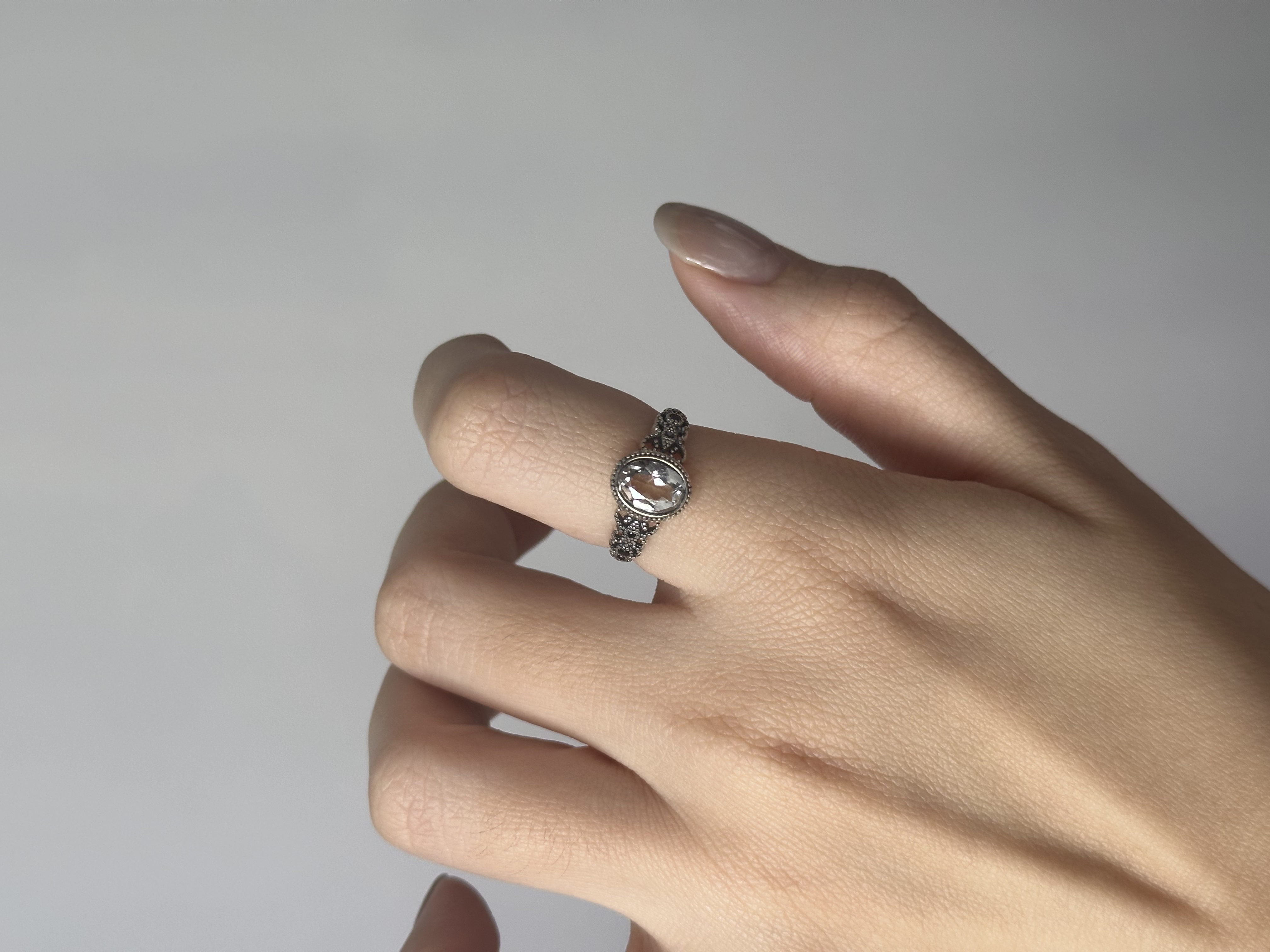 白水晶戒指 ｜ Clear Quartz Ring S925