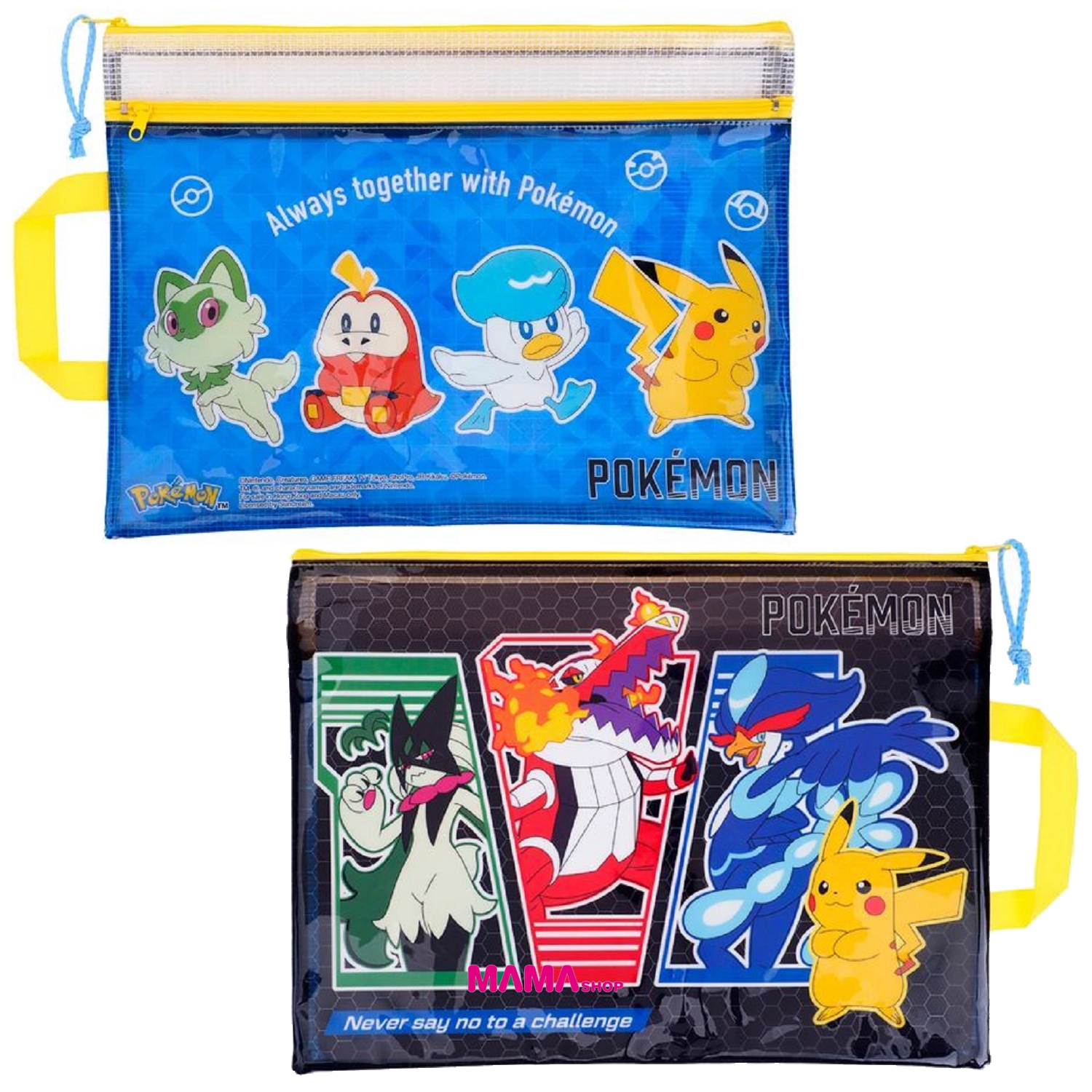 Pokémon 最新商品 (文件袋、 膠水樽連手繩、A4布文件袋、環保袋)
