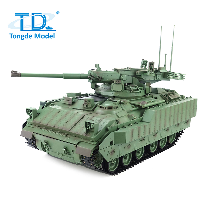 全新 通德 1:16 遙控 M 2128 布雷德利 105mm 火炮支援戰車 | 遙控坦克| 3.0版 | 基礎版本 | 紅外線對戰 | 伸縮炮管