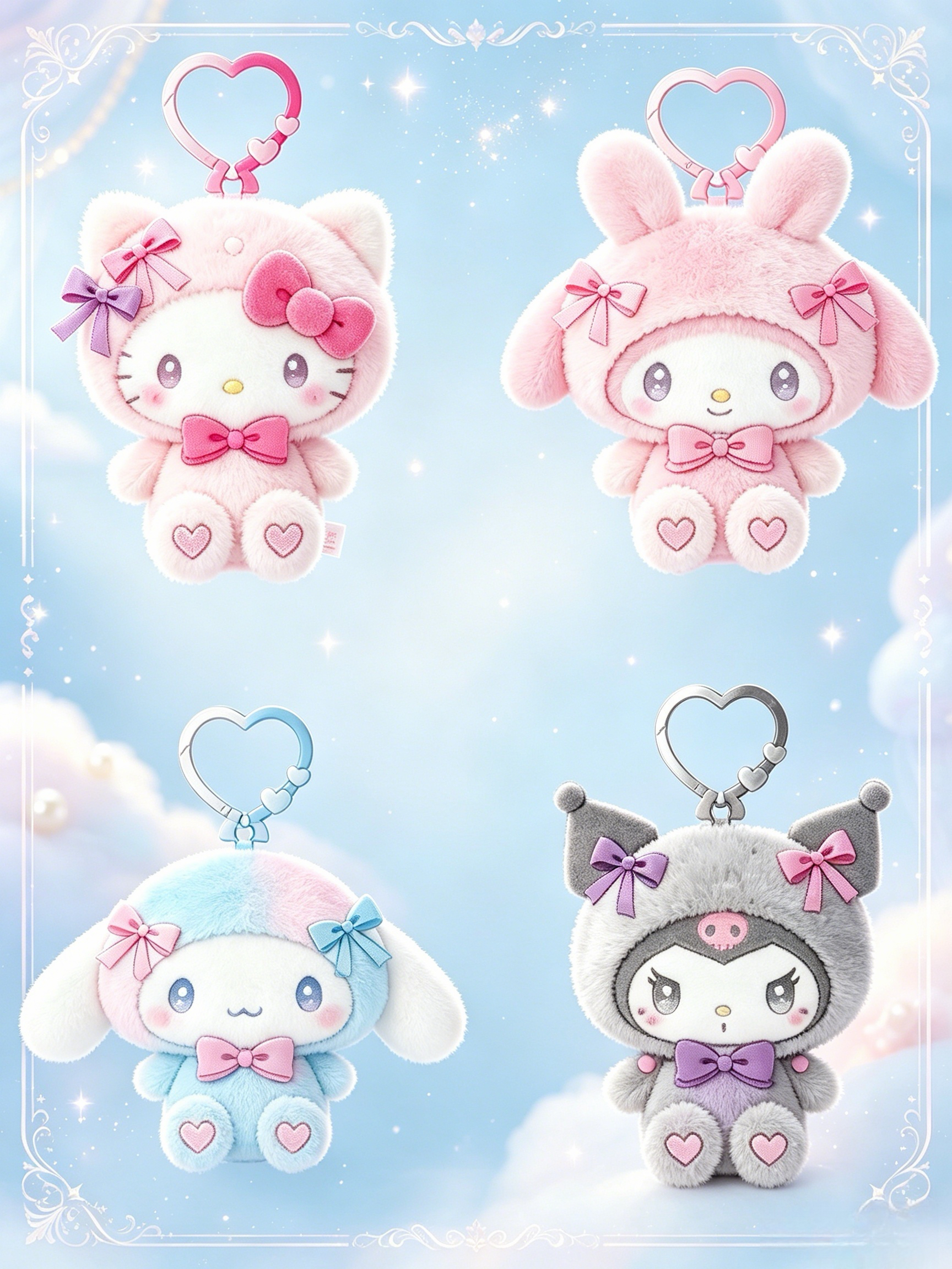 ［11月尾到貨]Sanrio 11月新款糖膠公仔掛飾