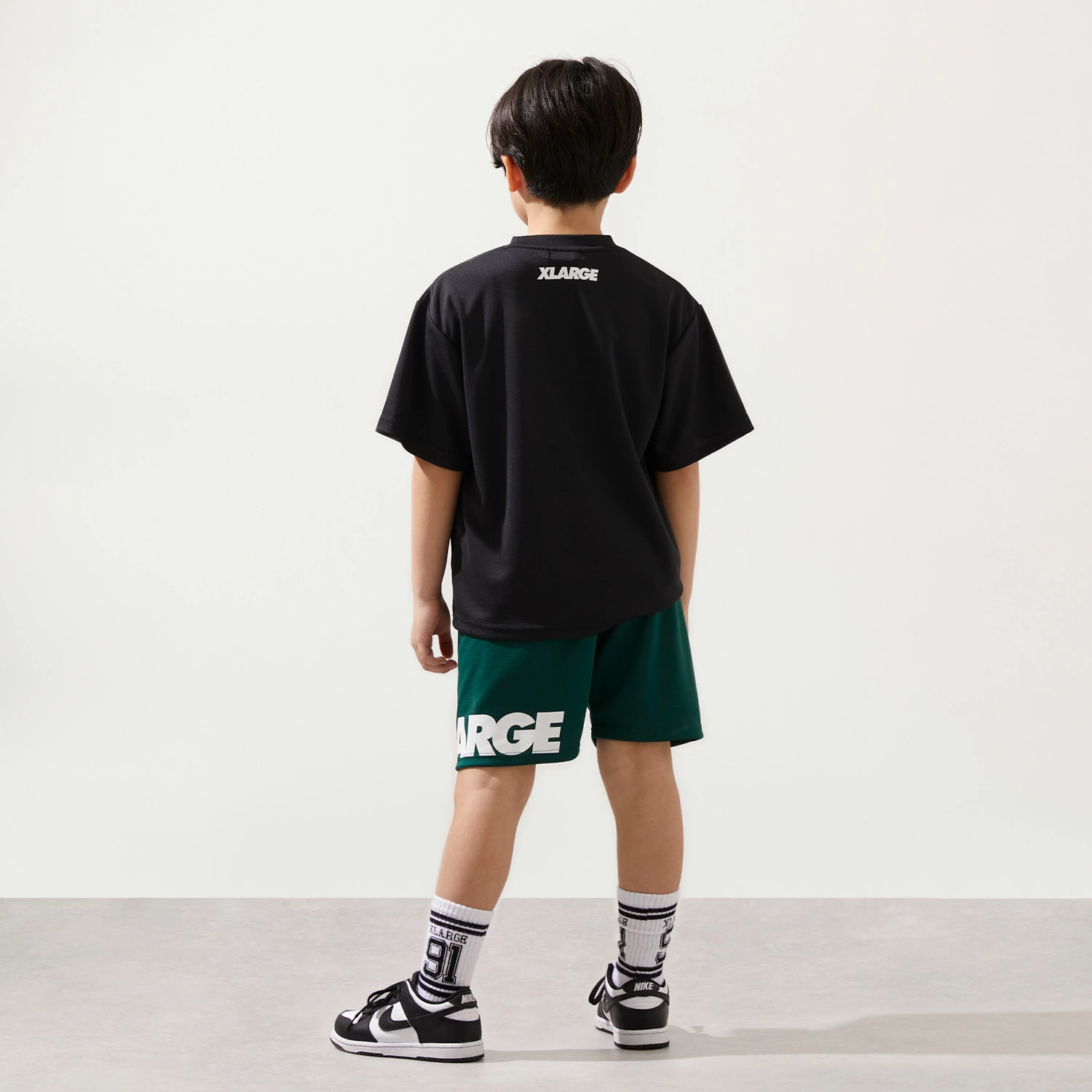 🆕【⭐訂購⭐】 🇯🇵日本直送🌀#XLARGE KIDS 吸濕排汗速乾 防UV 側邊Logo 短褲［3款選］🌀[ELEA-0055][260606]