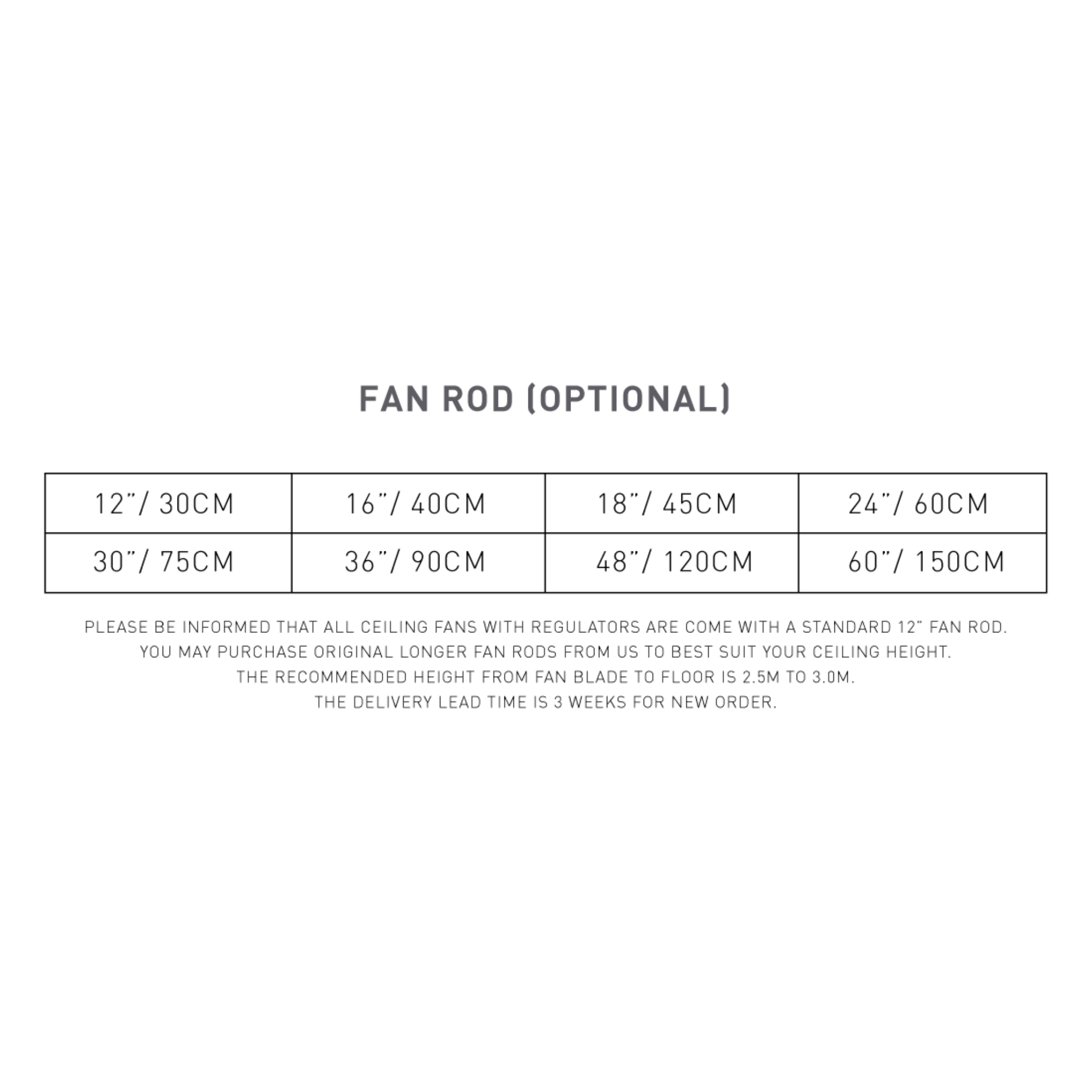 KDK 60" 3-Blade Regulator Ceiling Fan K15VC (White - JKR Spec)