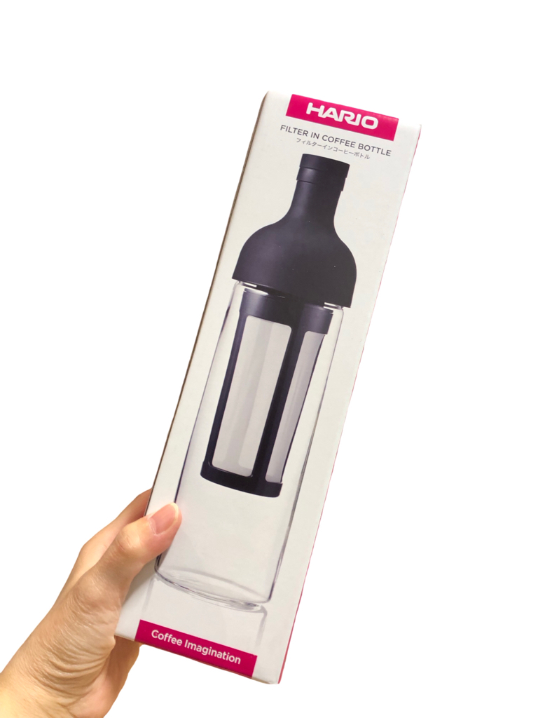 Hario filter in coffee bottle