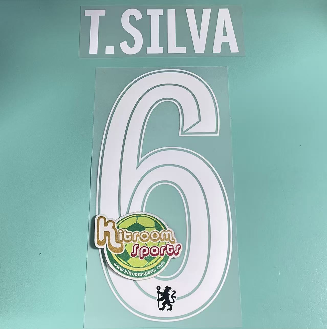 2023-24 Chelsea Home UCL Nameset #6 T.SILVA