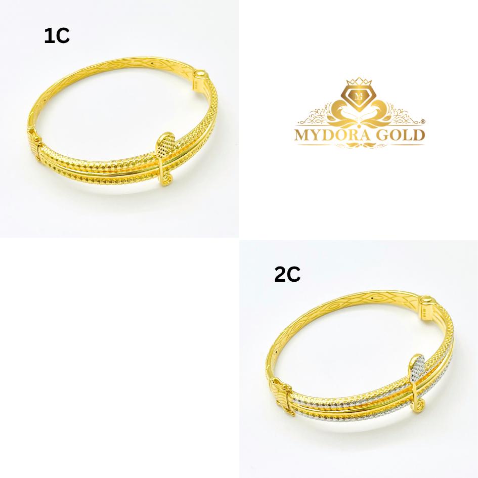 MYDORA Gelang Fesyen Safety Pin l EMAS 916/22K