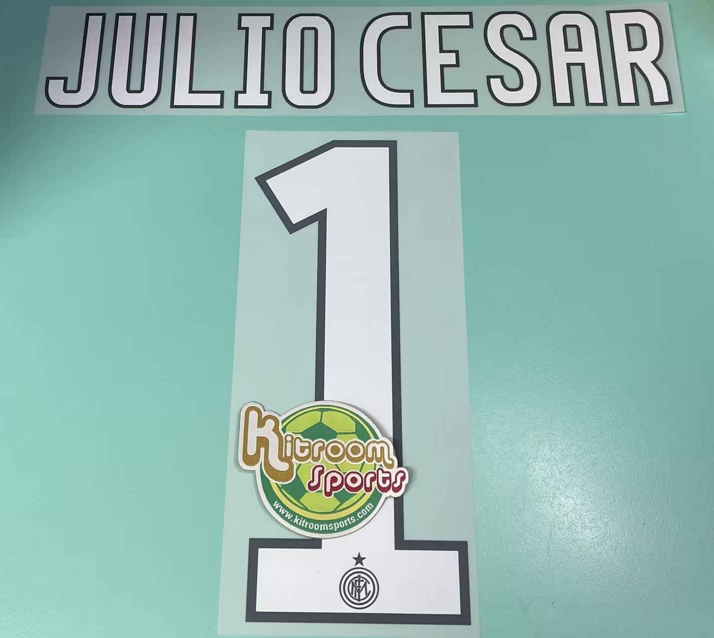 2011-12 Inter Milan Home Nameset #1 JULIO CESAR
