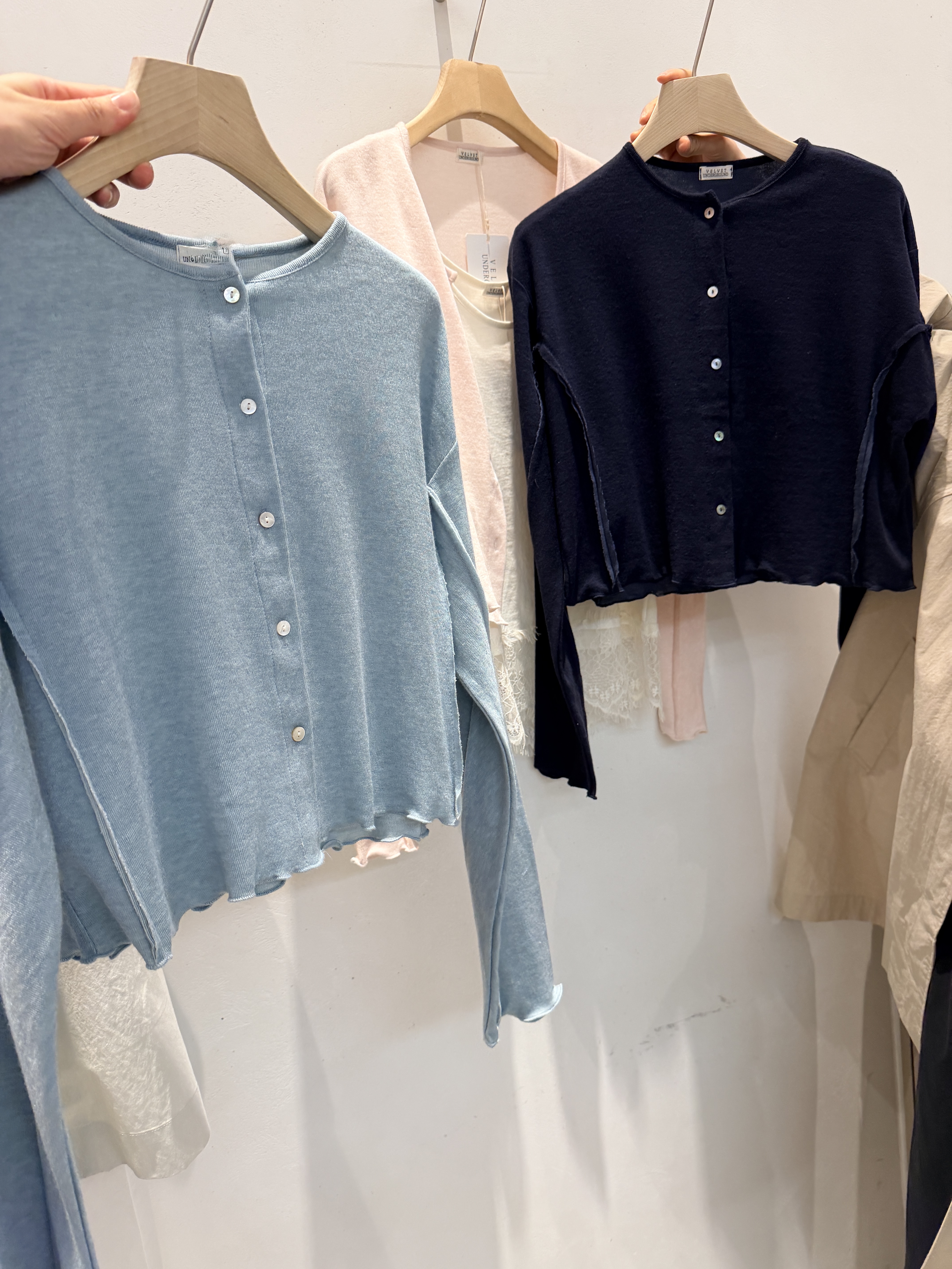 Soft cotton cardigan