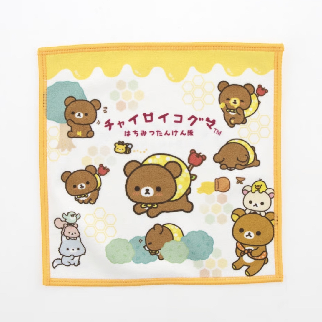 鬆弛熊 細佬熊限定 方巾｜預訂