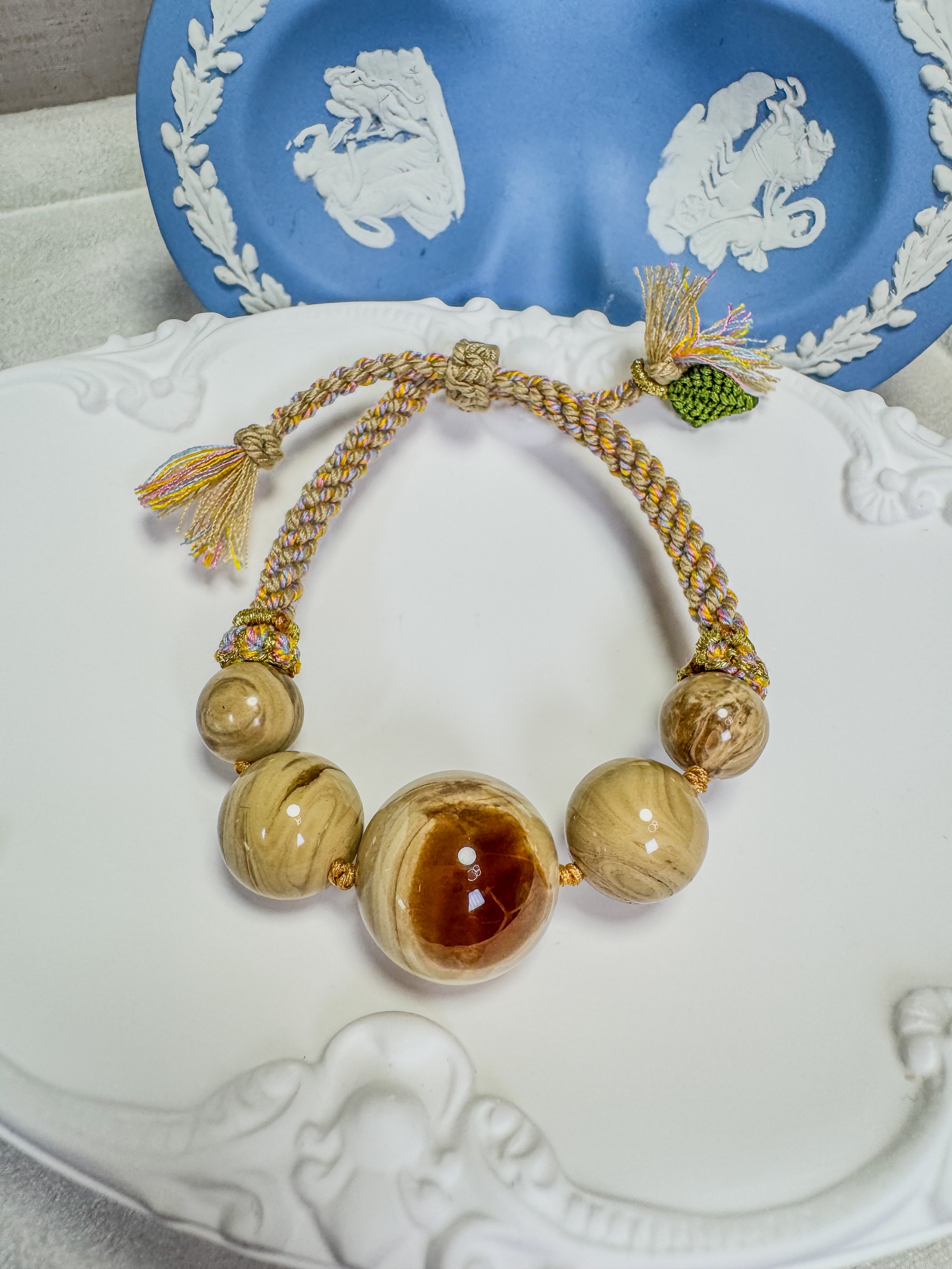 溶洞天眼珠編織手鍊(10-18+mm)