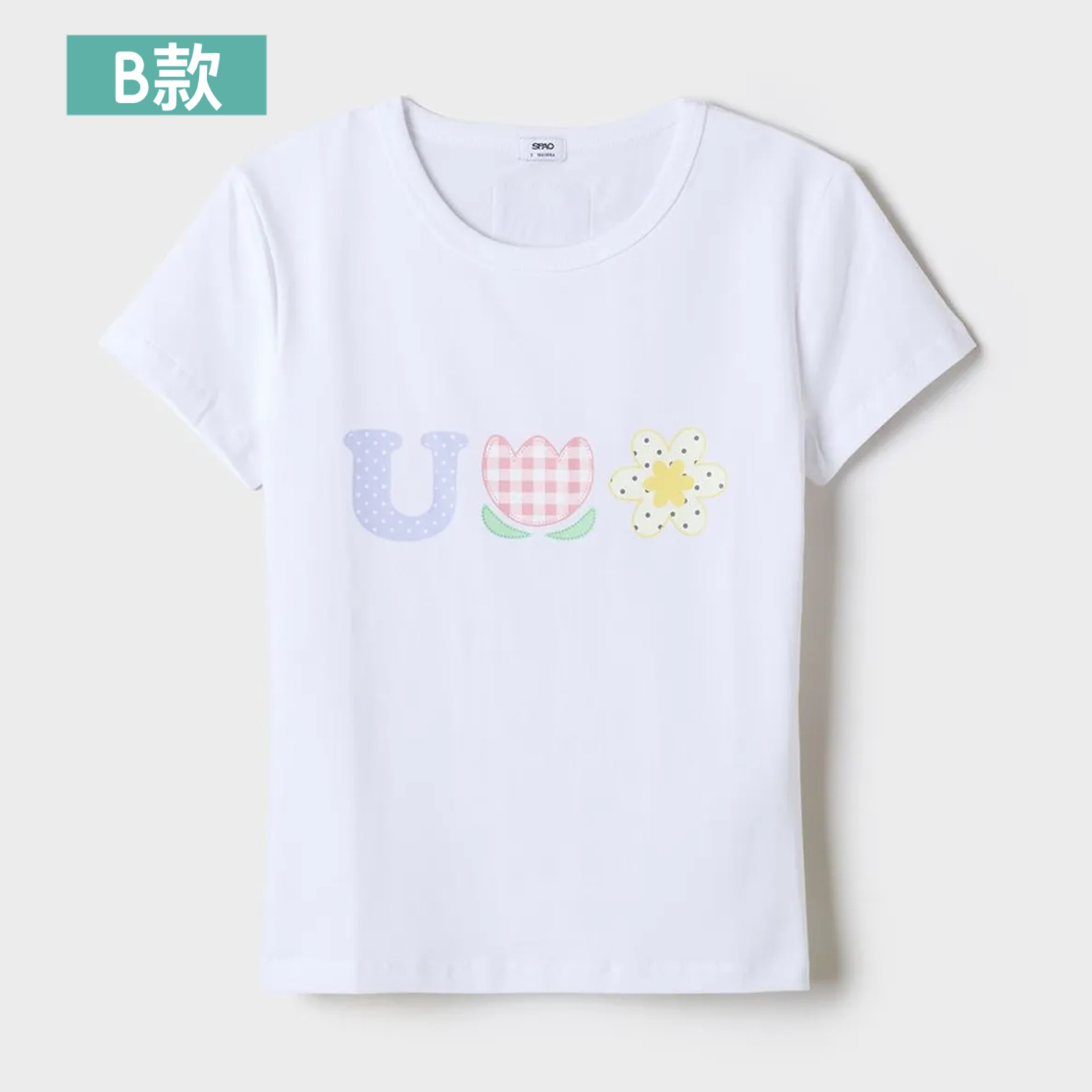 韓國預訂📍Usahana x Spao可愛花花圖案系列 - 修身款短袖Tee