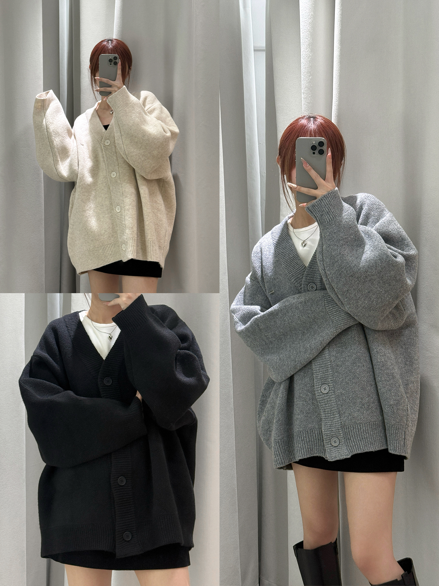Oversize厚實重磅開胸外套
