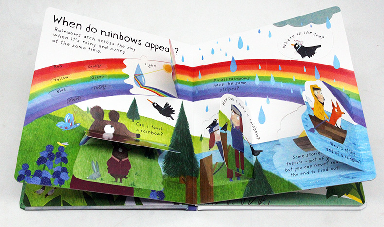 Usborne First Questions and Answers系列翻翻書 What makes it rain 雨水怎樣形成
