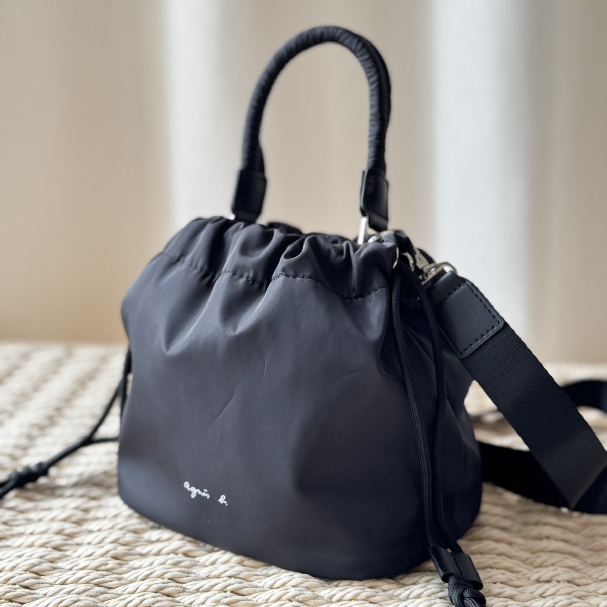 預訂 Agnes.b 雜誌附錄兩用索繩袋