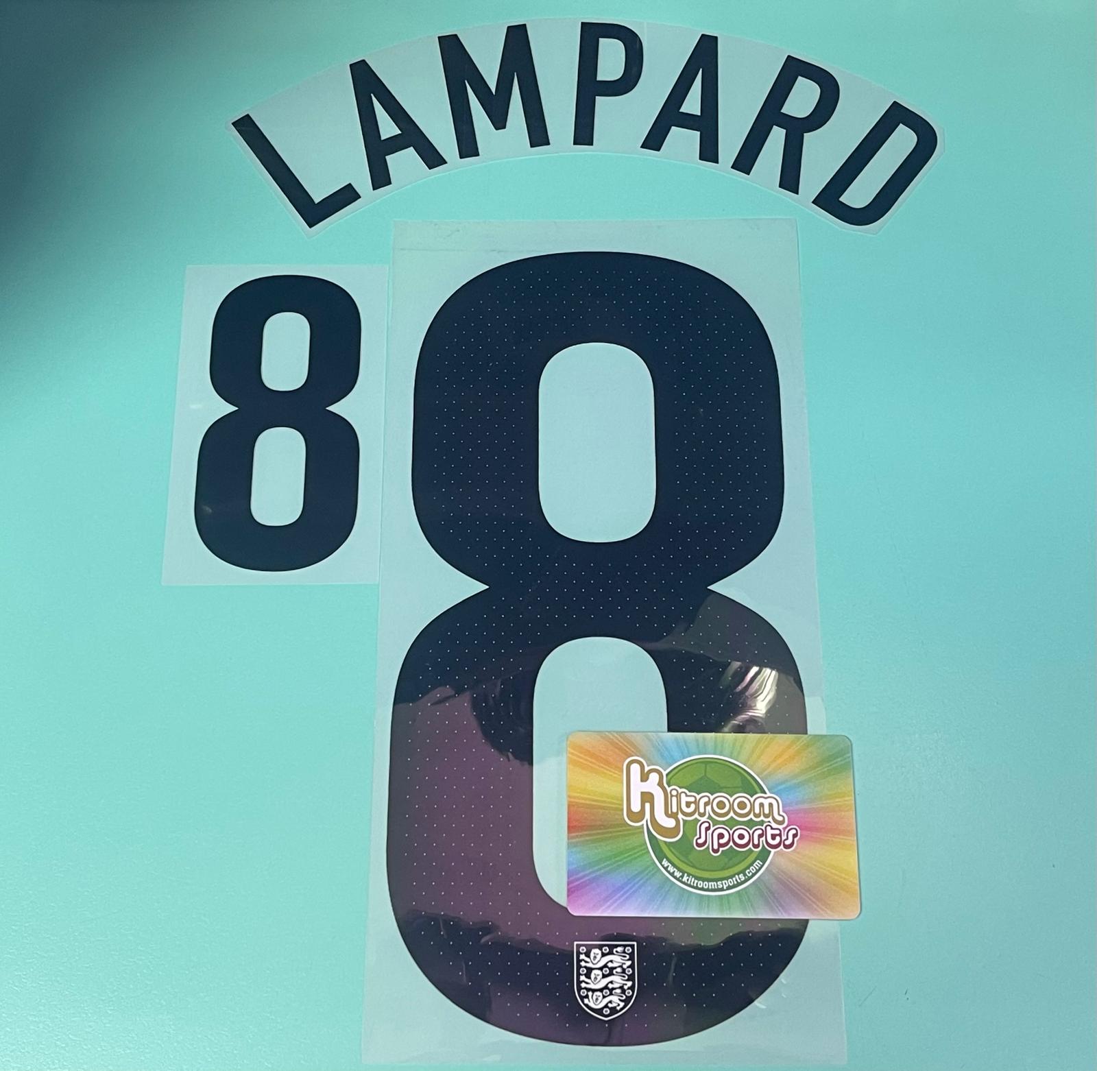 2013 England 150th Home Nameset #8 LAMPARD