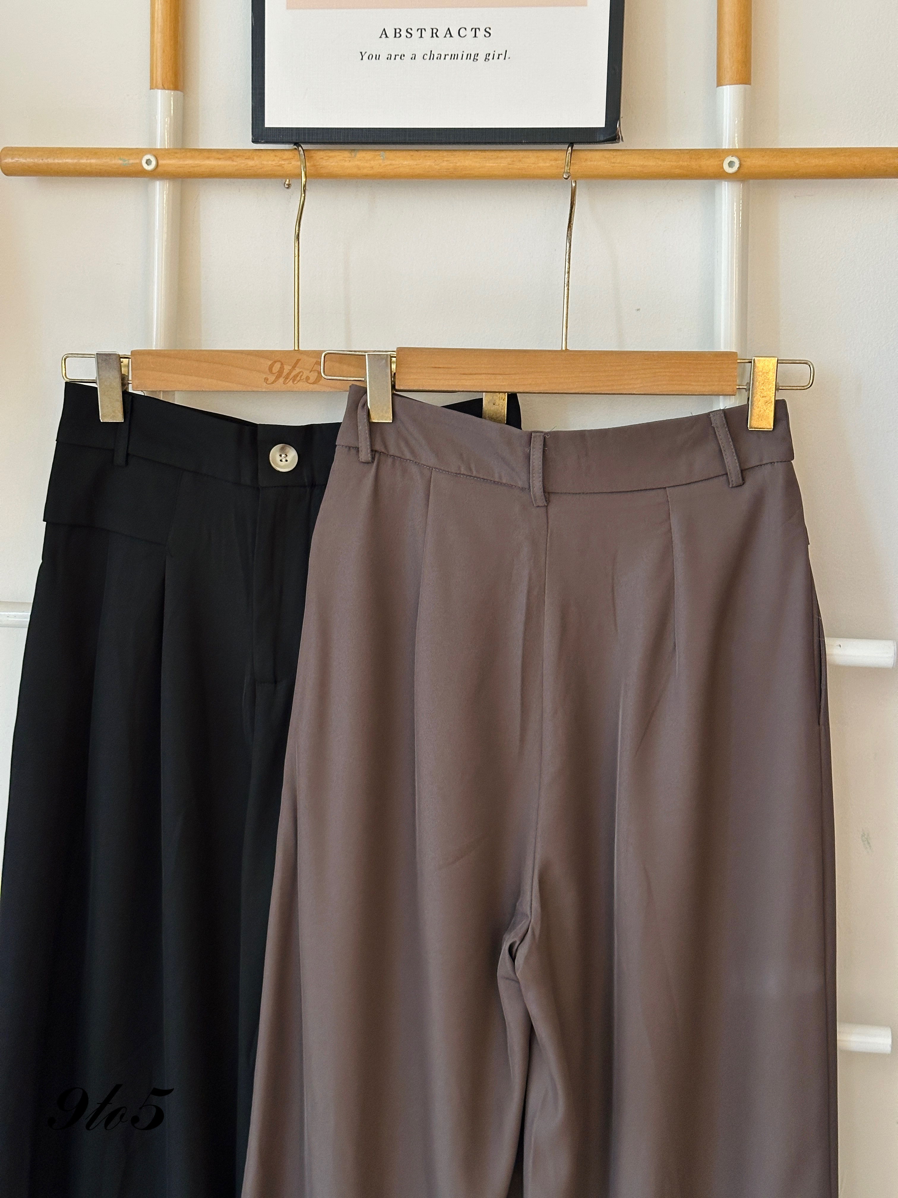S1784 A Line Long Pants - 3 Colors