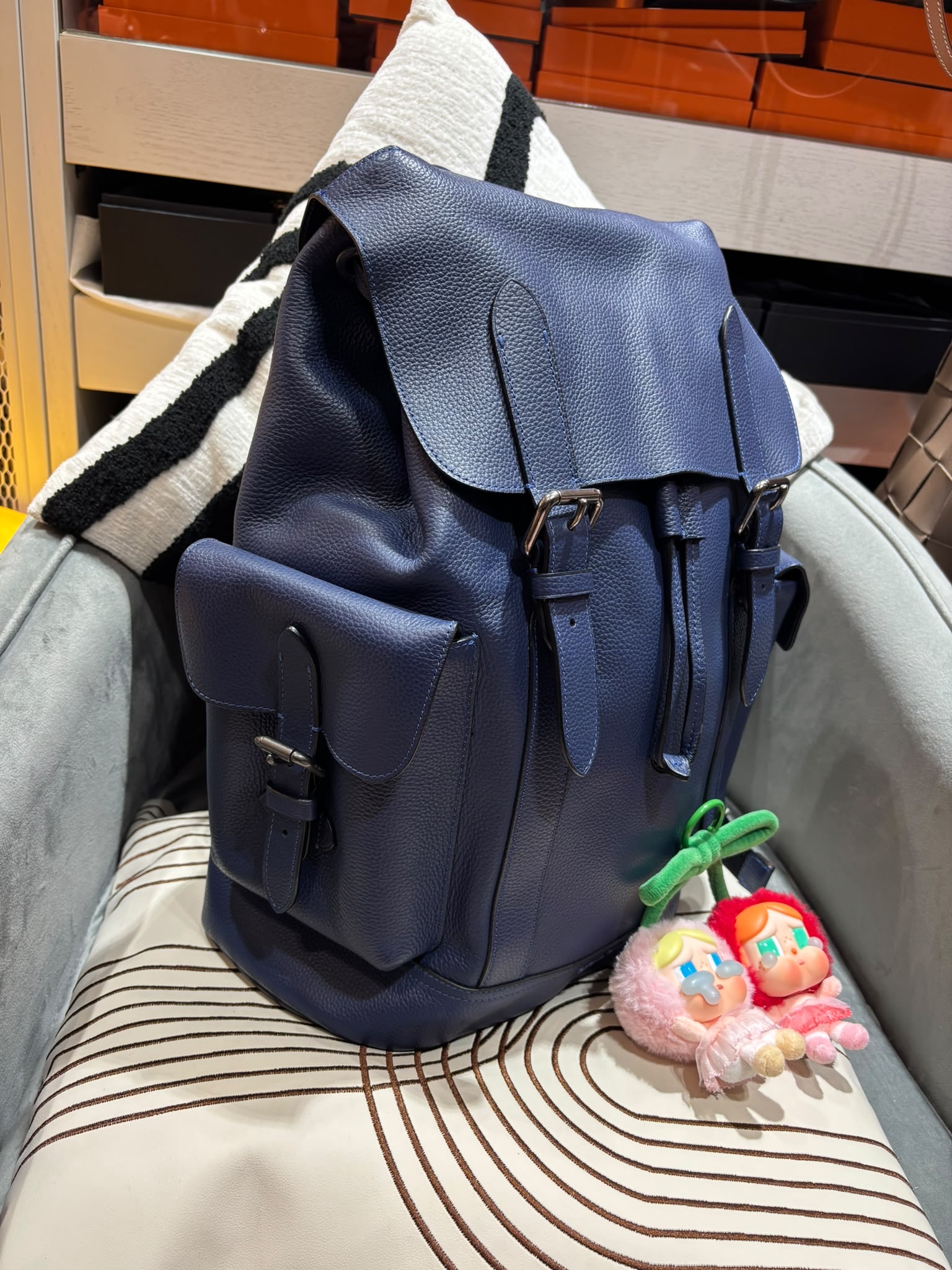 Coach Backpack calfskin 100%Authentic, 98%new ✅Dust bag
