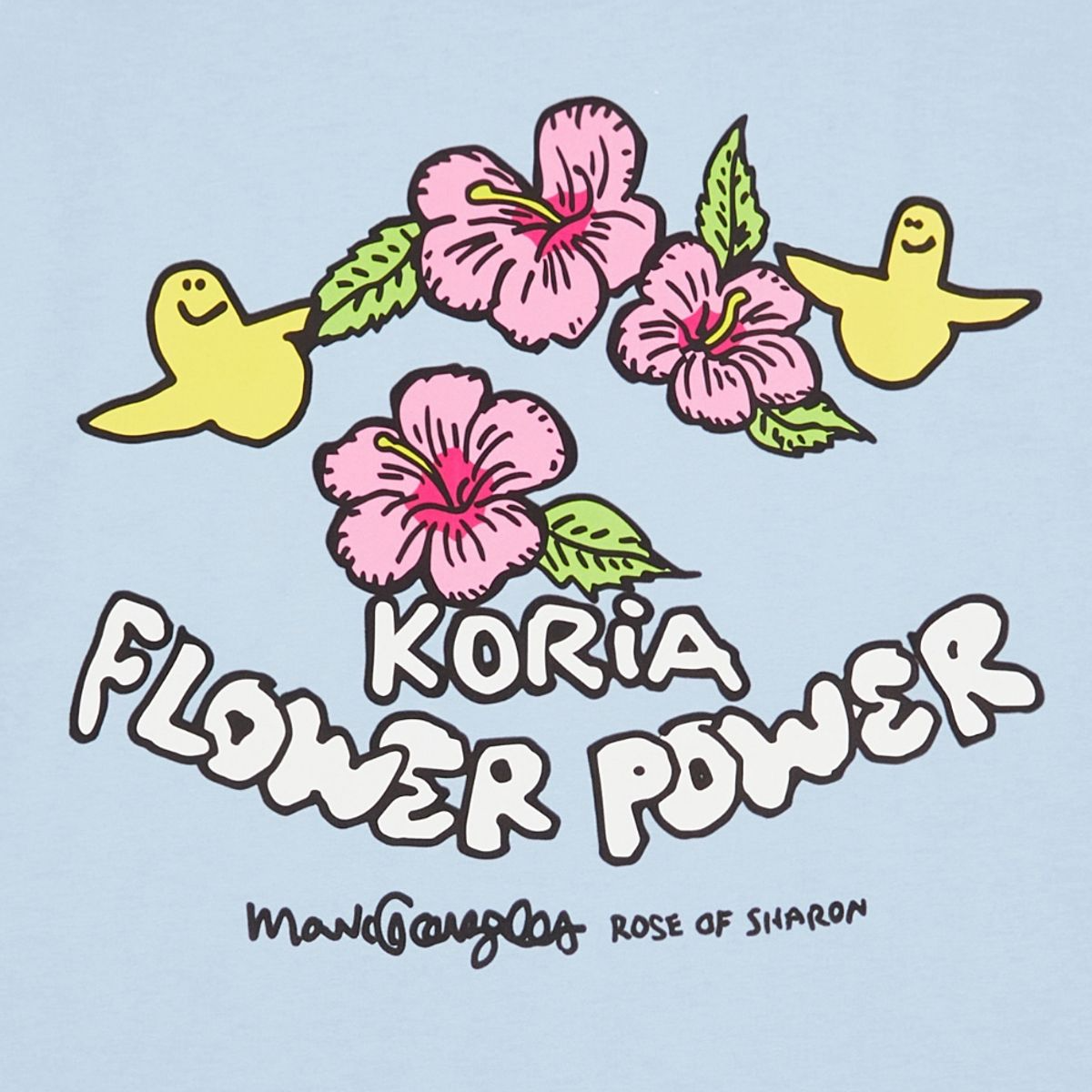 [Mark Gonzales] Korea Edition Rose of Sharon Short Sleeve T-shirt (2款)