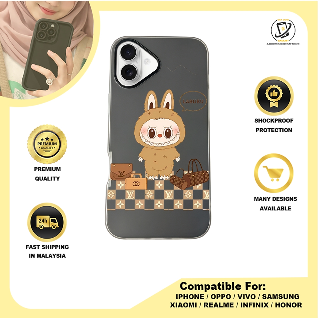 JELLY CASE PHONE FOR IPHONE - DESIGN LABUBU B