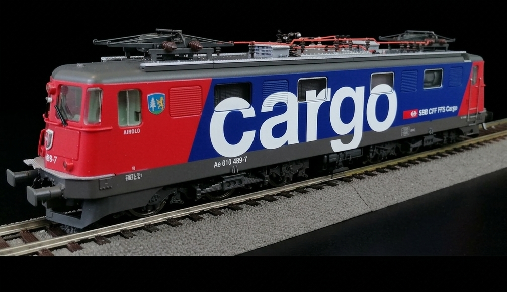 ROCO SBB Cargo Ae 610 489-7 HO 2-Rail
