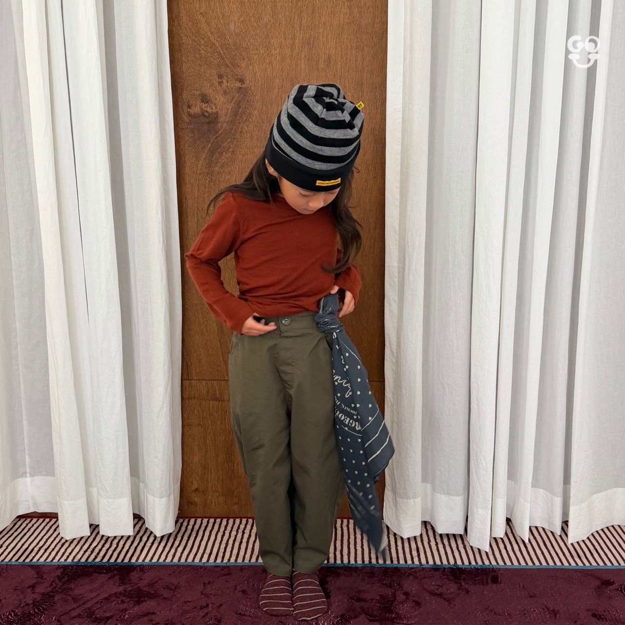 GOU | Snap-button Pants (with mom)