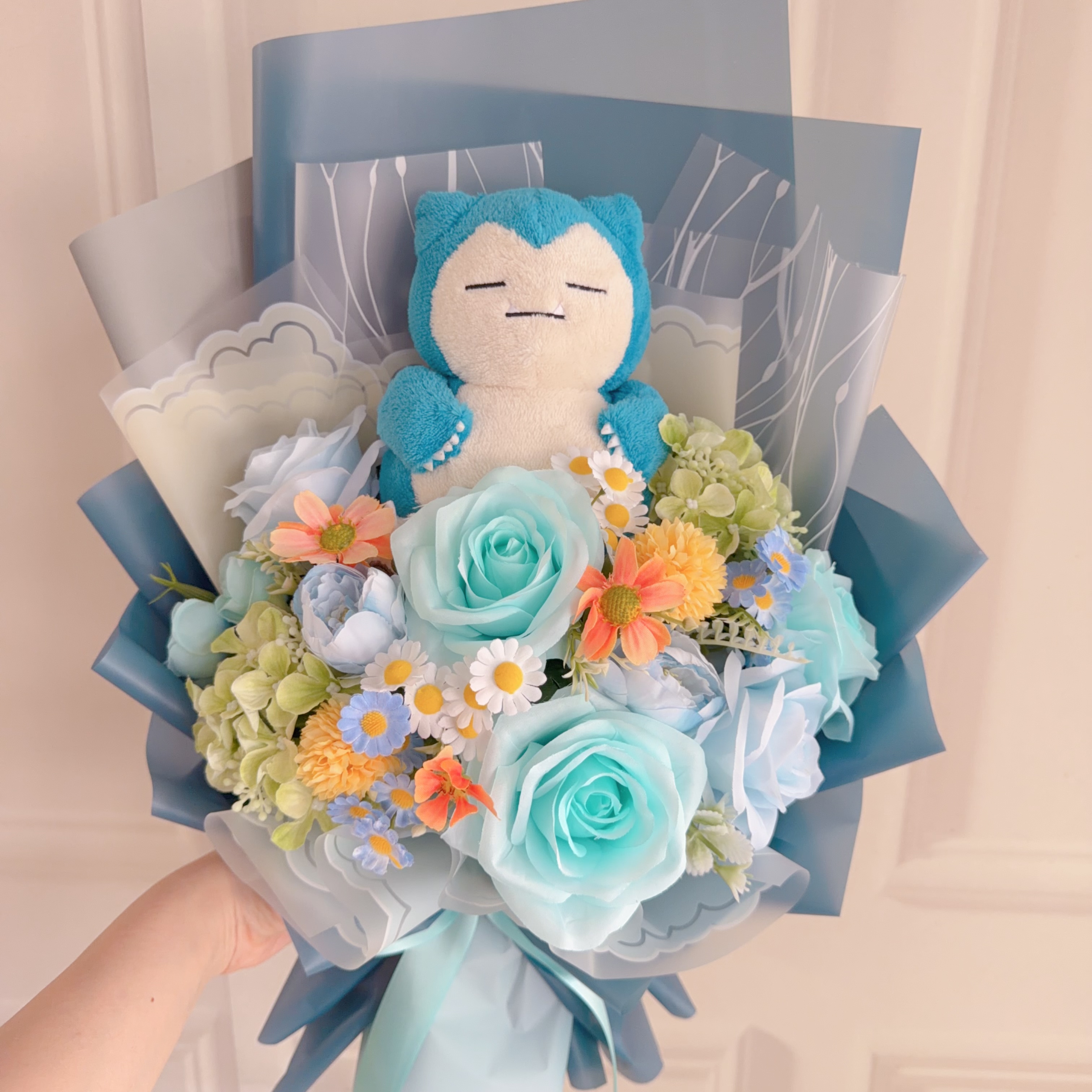 (現貨)卡比獸公仔花