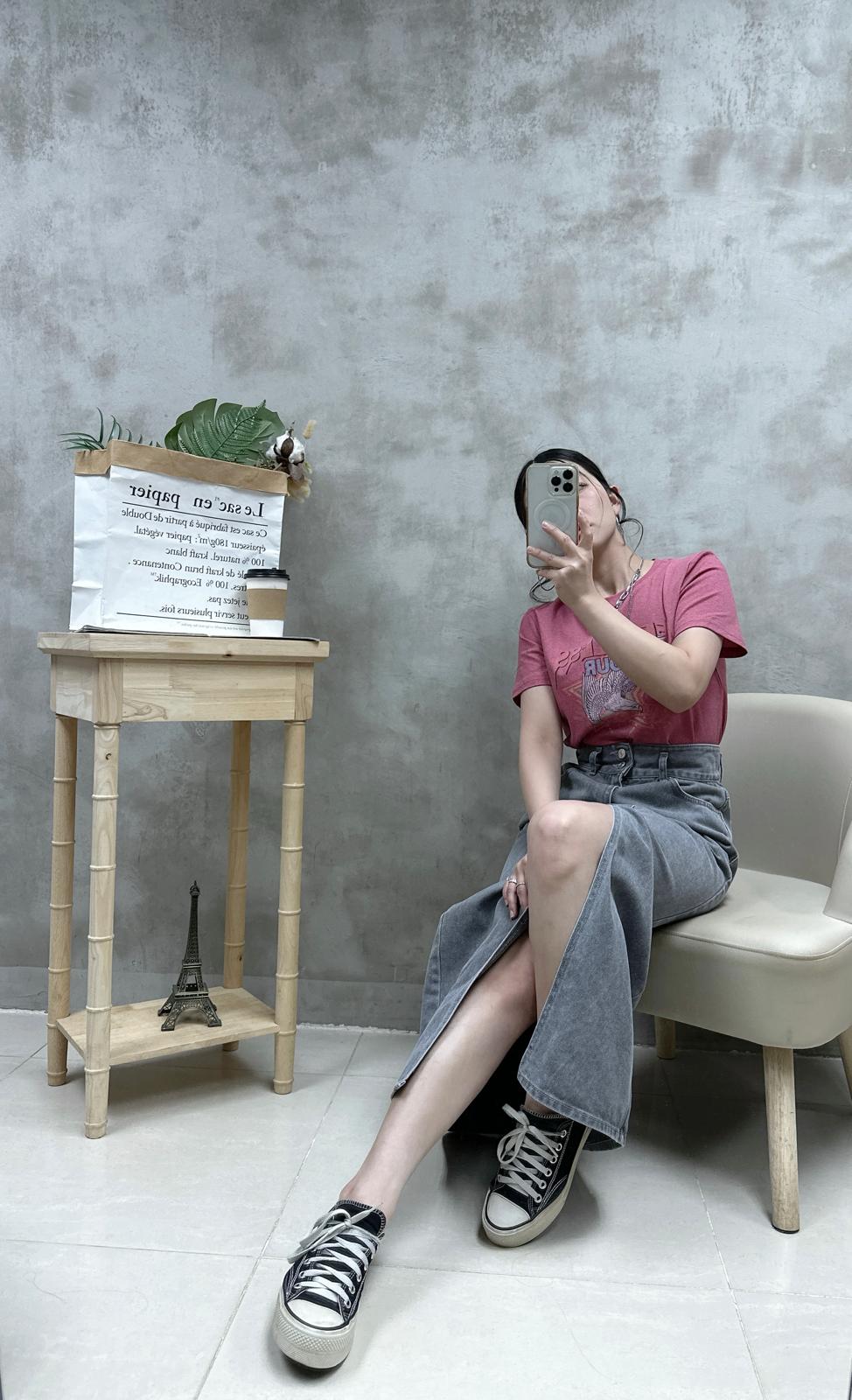 P11 洗水棉鷹Tee