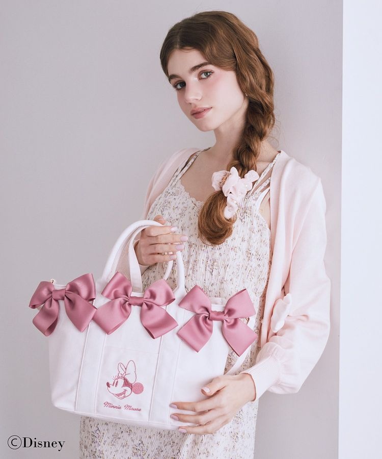 🎀【預訂】Maison de FLEUR x Minnie Ribbon 2-Way Tote Bag