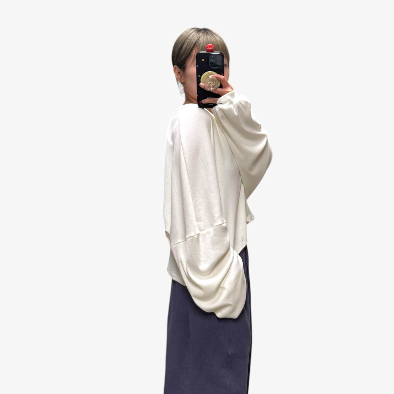 221048 淨色鬆身外套