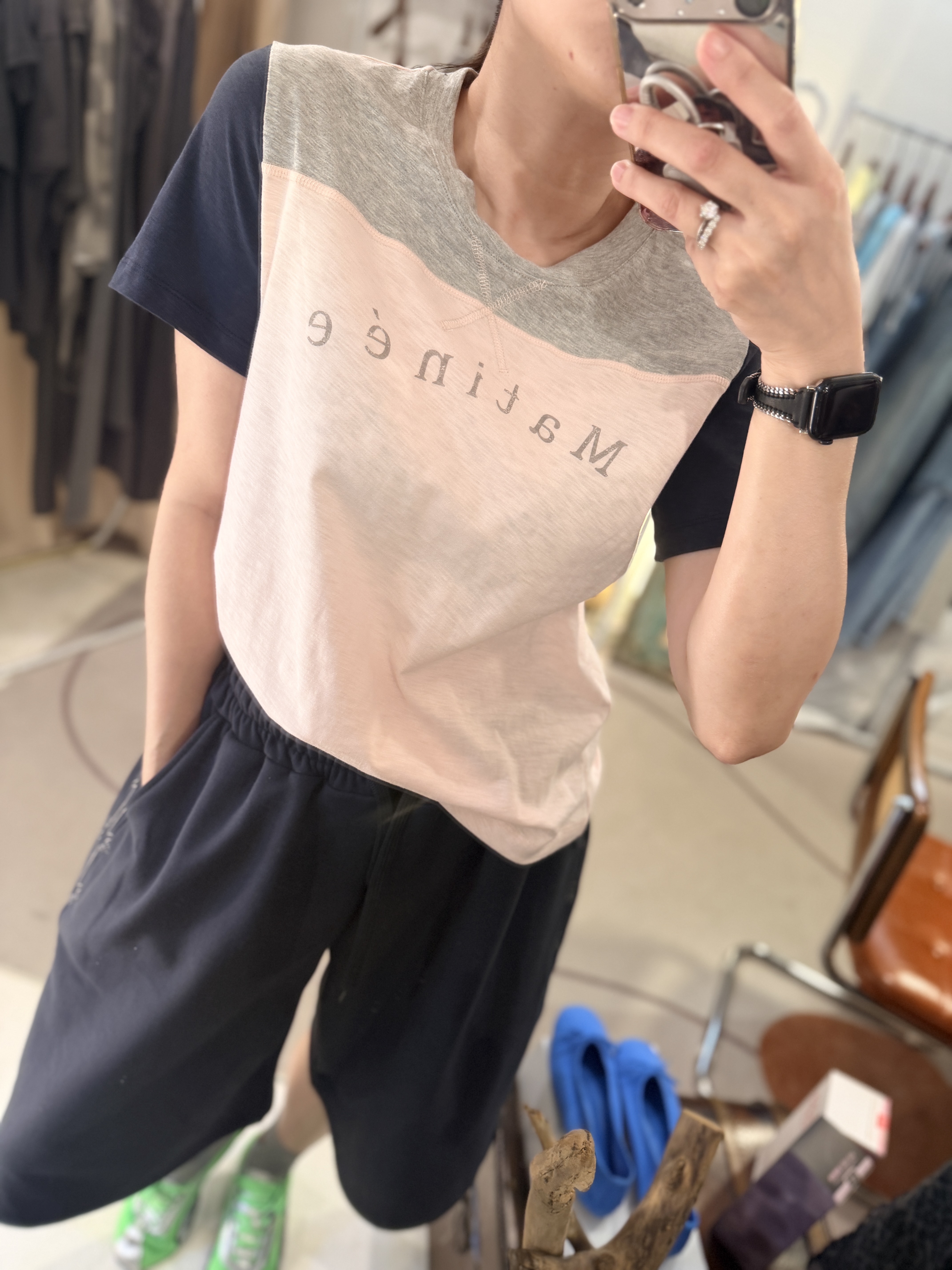 3 tone cotton tee