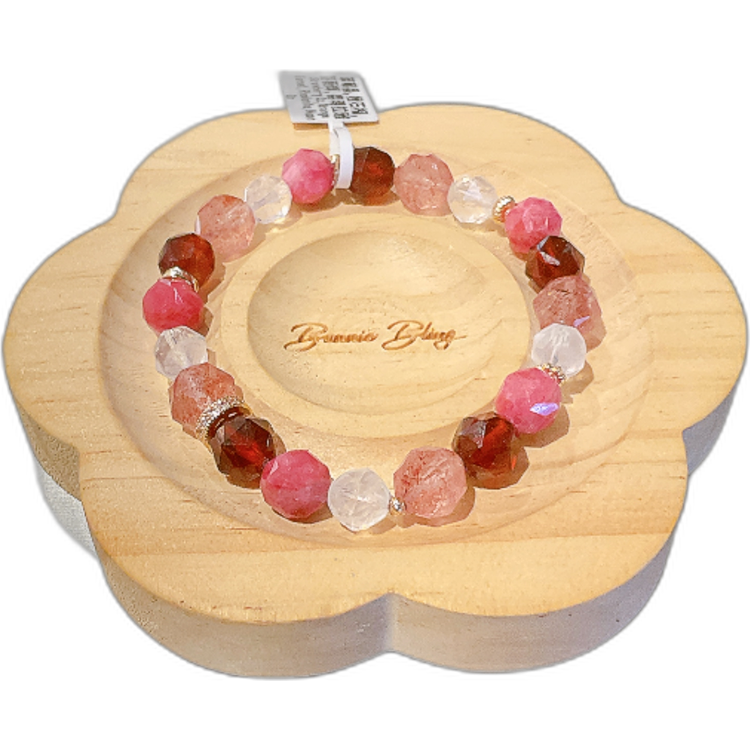 【緋紅悸動 • 守護真愛】能量療癒手串