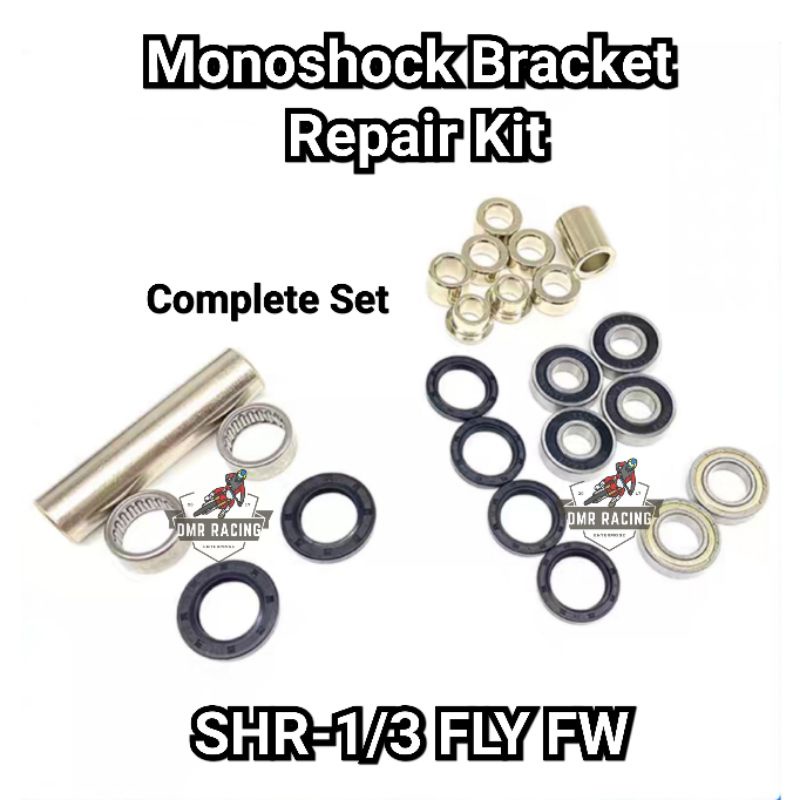 Motocross China 250cc SHR-1 SHR-3 FLY250 FW250 BNK1/3 Monoshock Bracket Bearing Bush Set (Repair Kit)