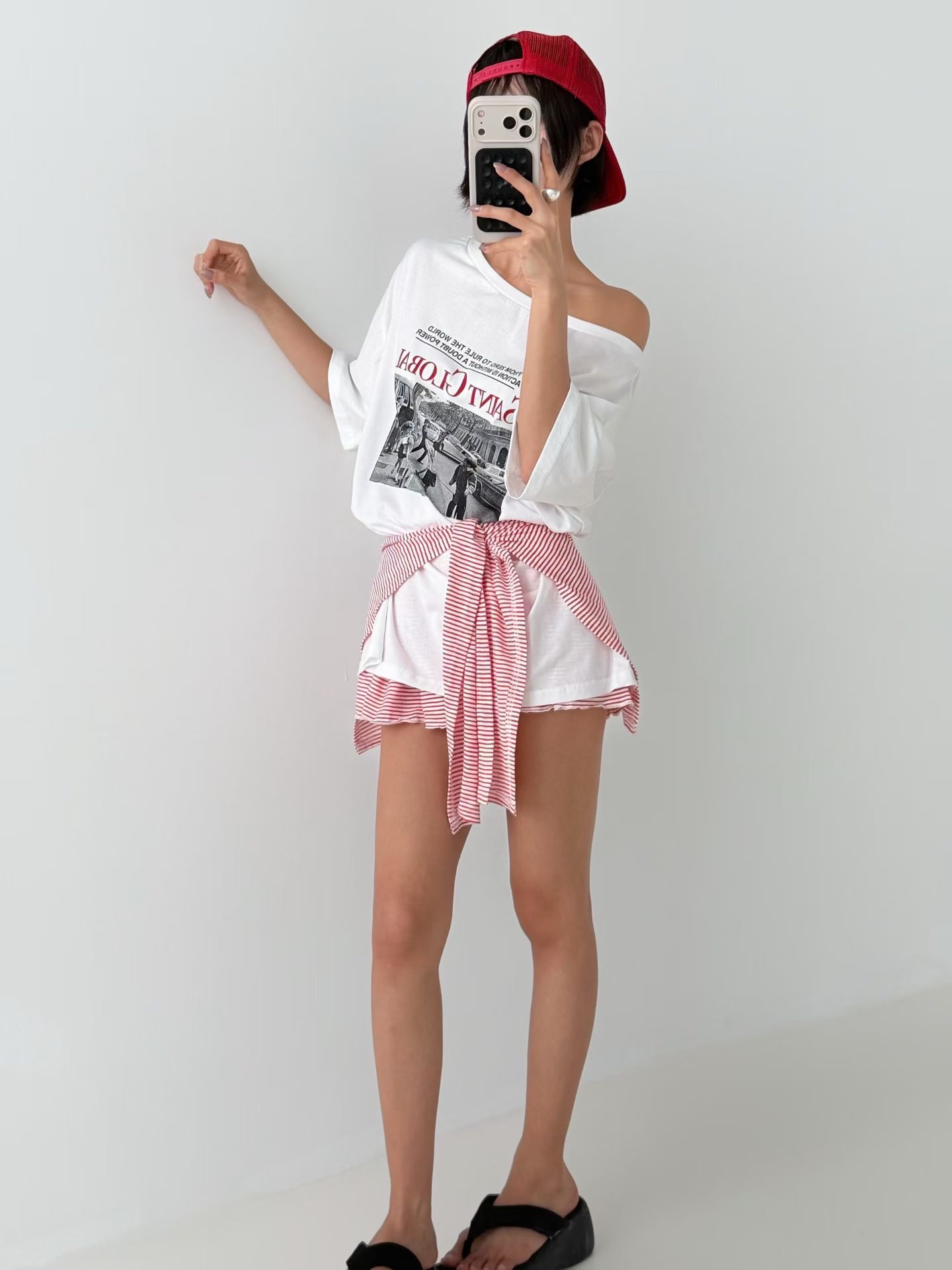 🇰🇷東大門女裝 | stripe shorts