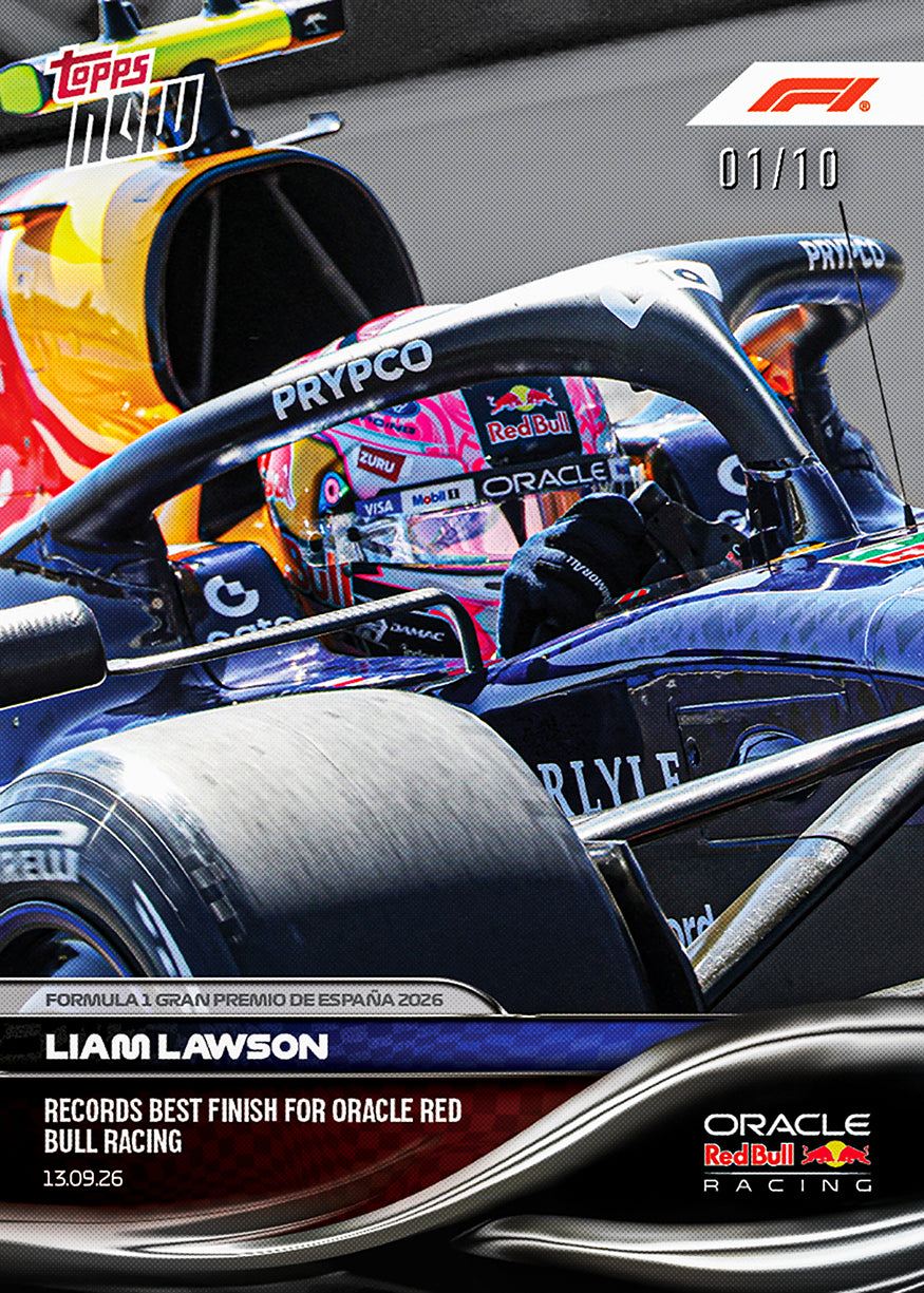 Liam Lawson - 2026 Formula 1® Topps NOW® #60【團購】