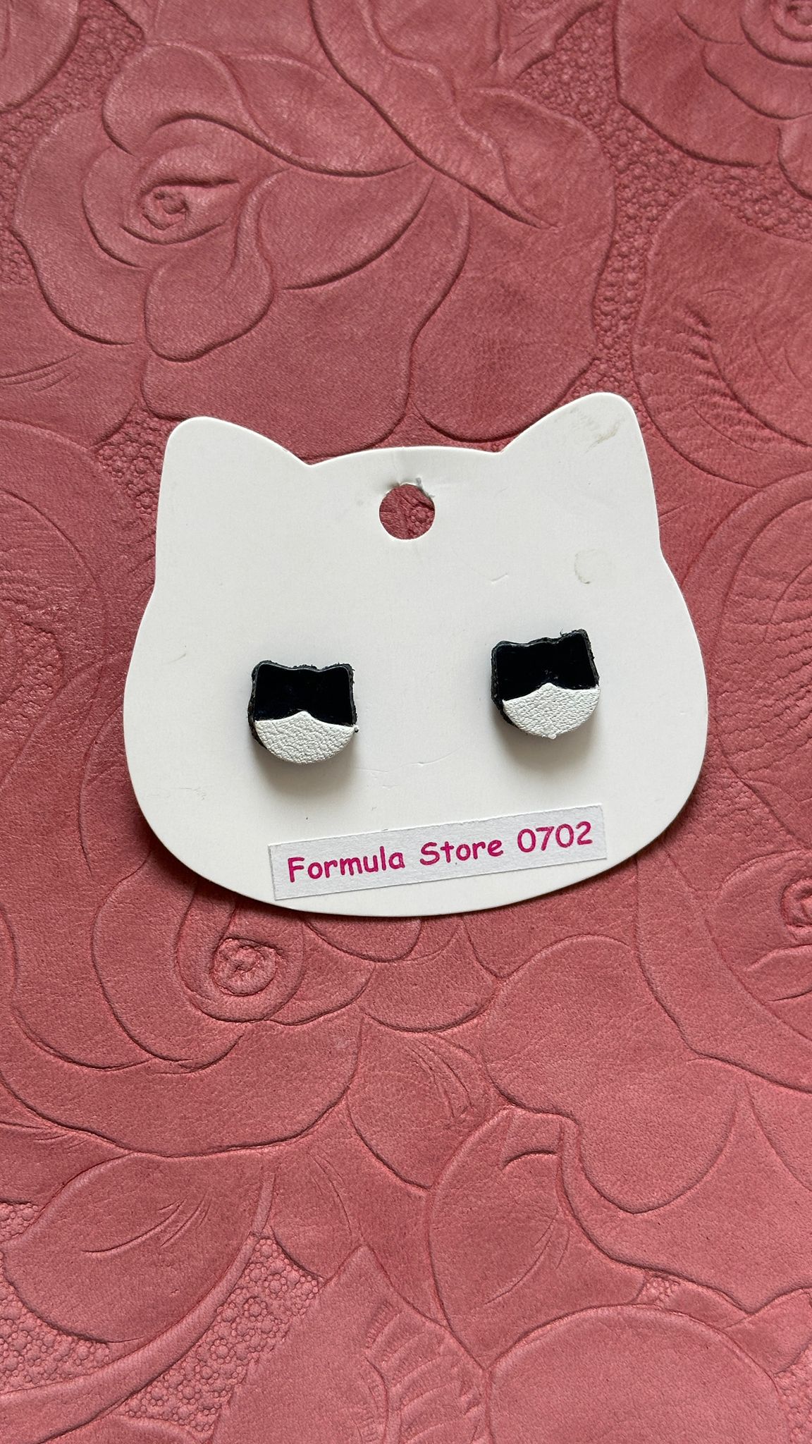 可愛貓咪造型耳環