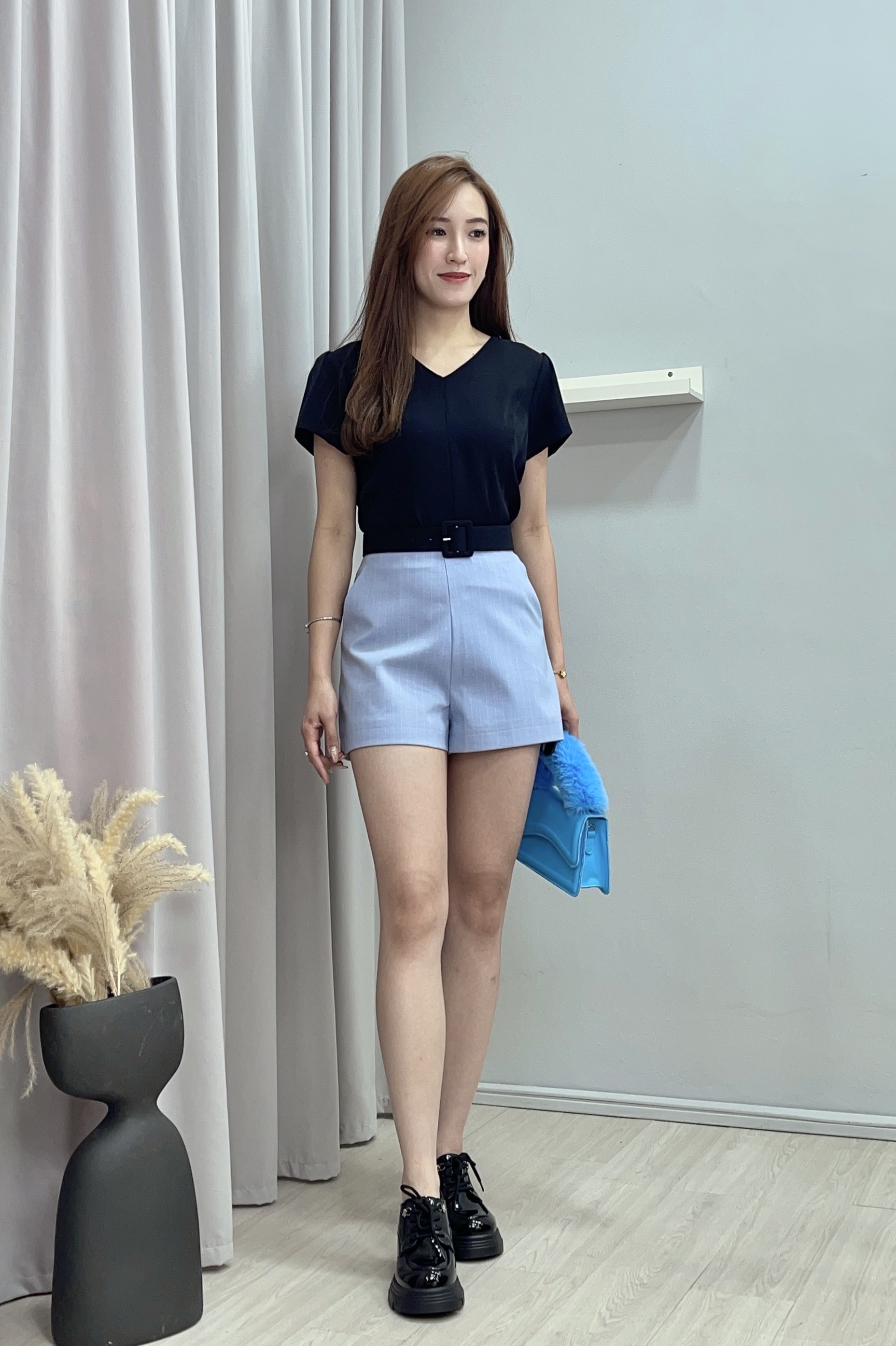 CP1561 Tailored Pinstripe Shorts Pant