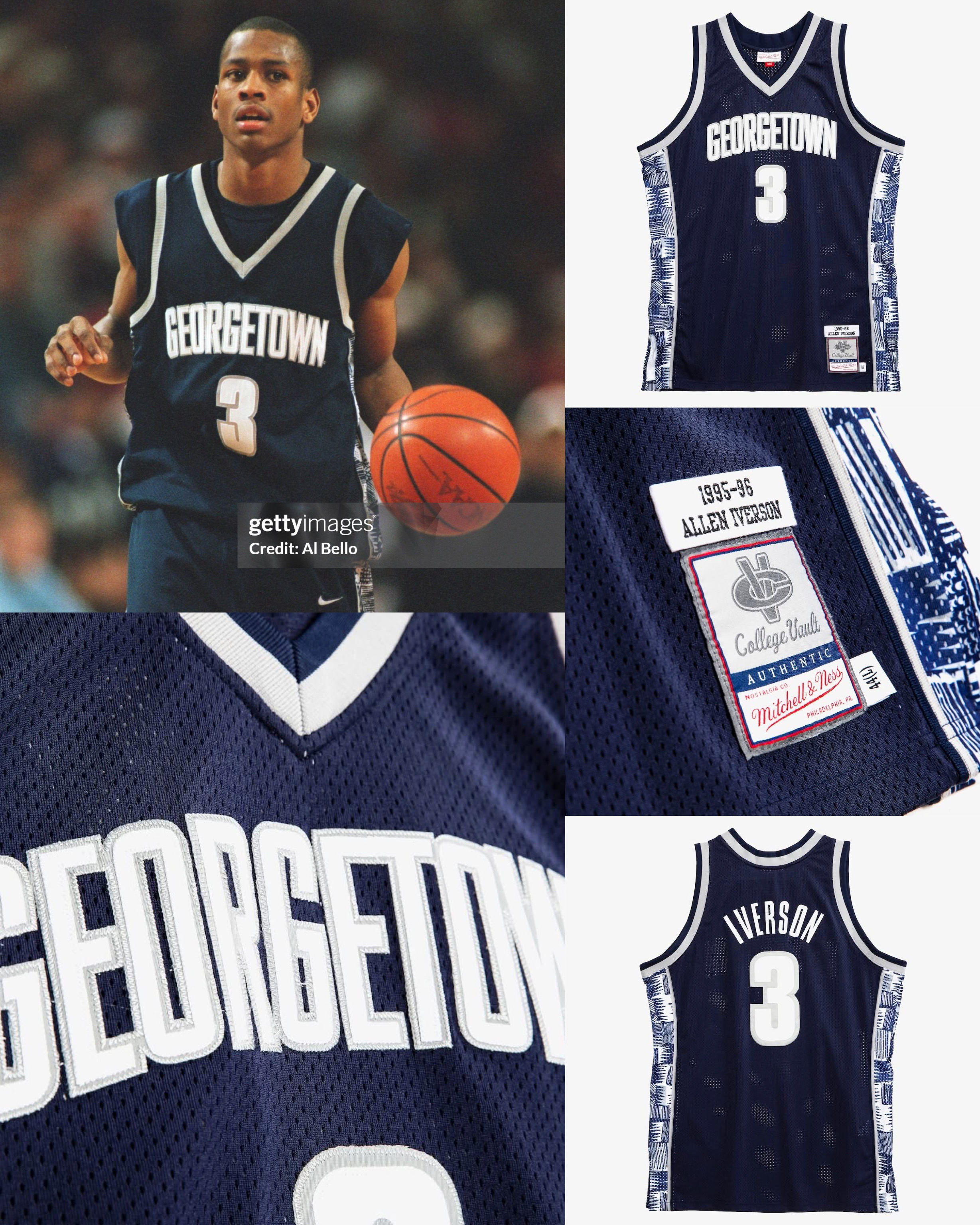 🌟M&N Allen Iverson Georgetown AU