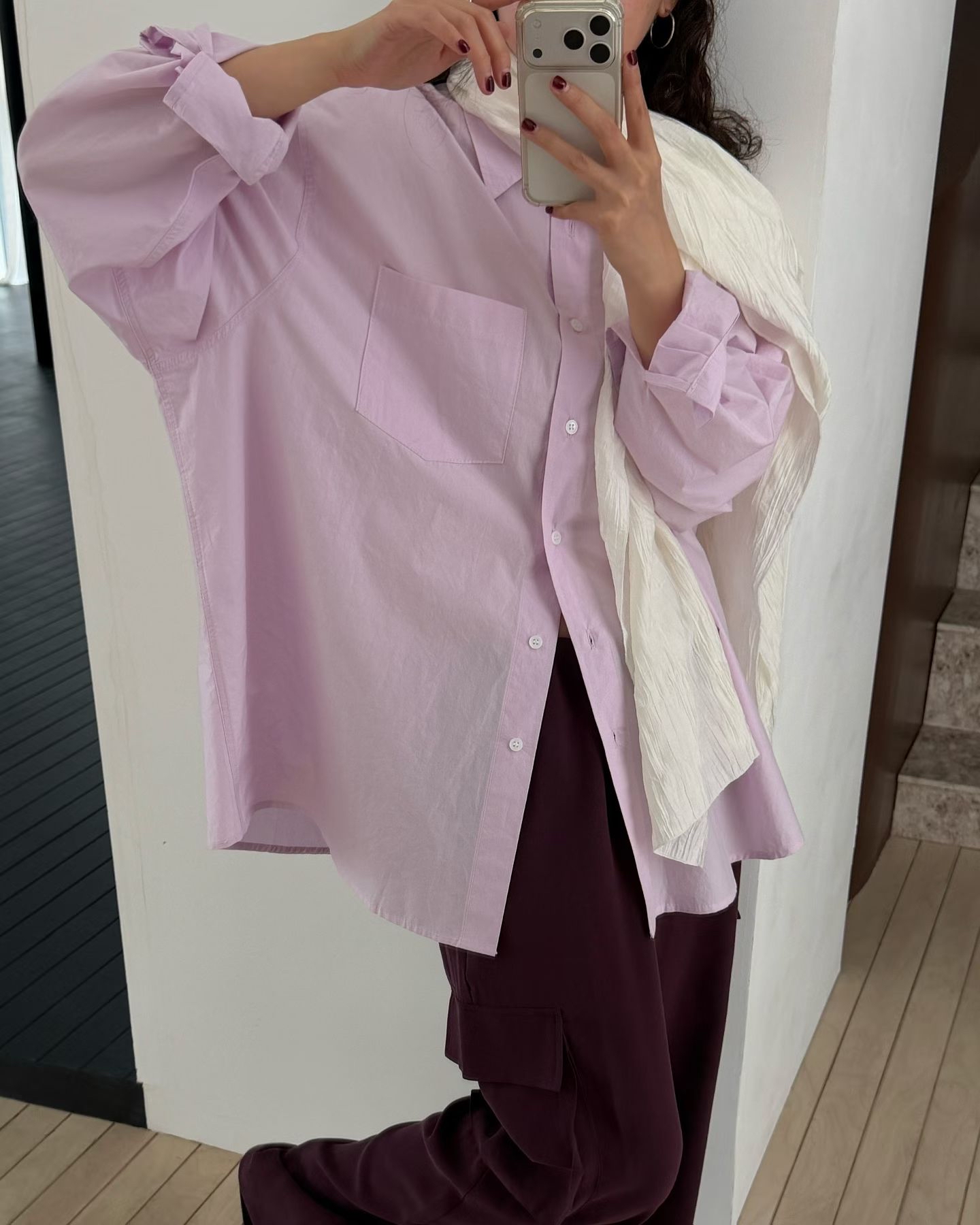 The pink shirt