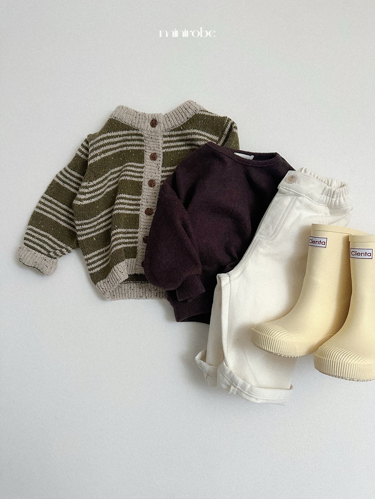 Mnirobe | Winter basic straight pants