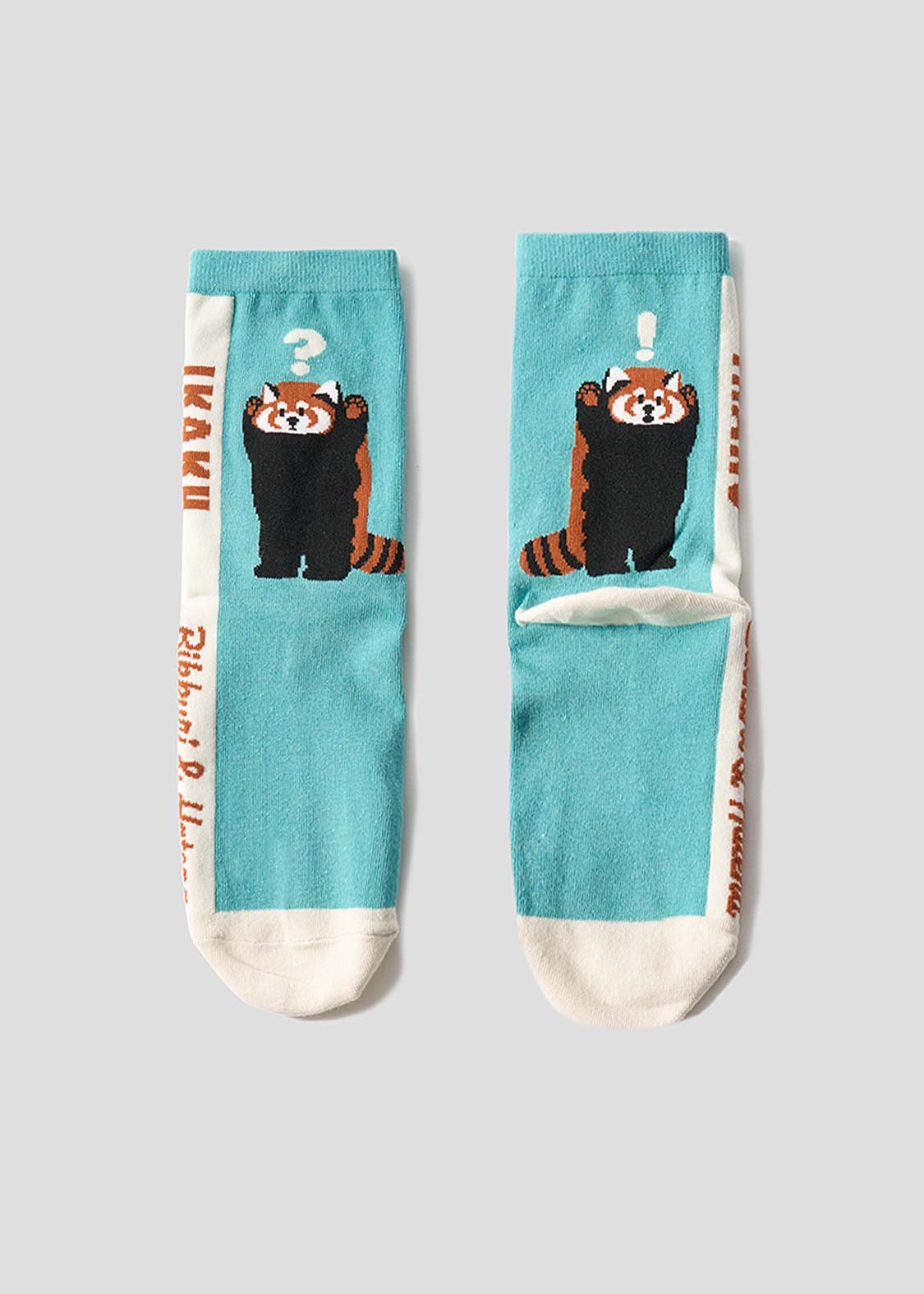 📦訂購 日本限定 graniph IKAKU Red Panda 小熊貓 中筒襪