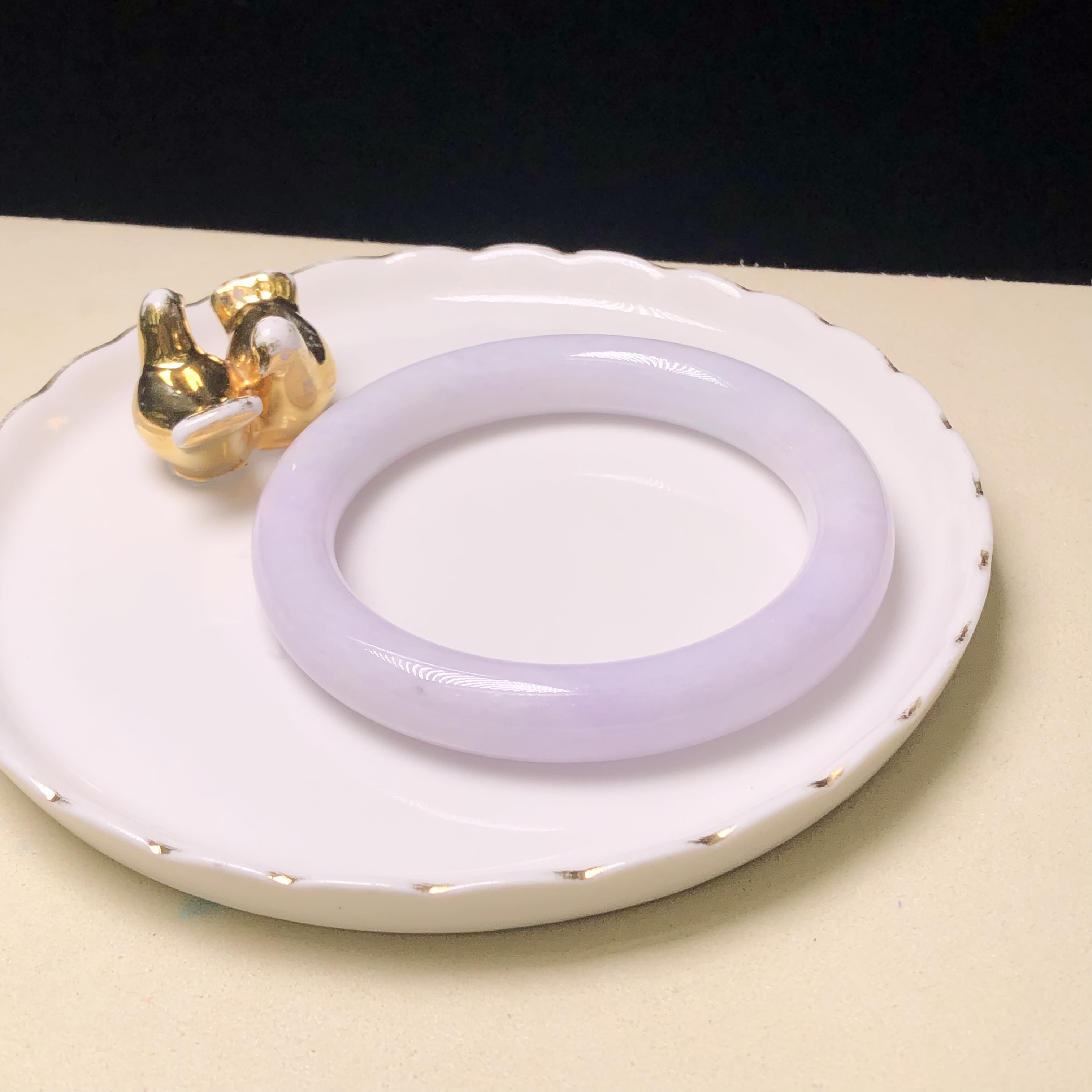 C05530 木那粉紫圓鐲61.7mm
