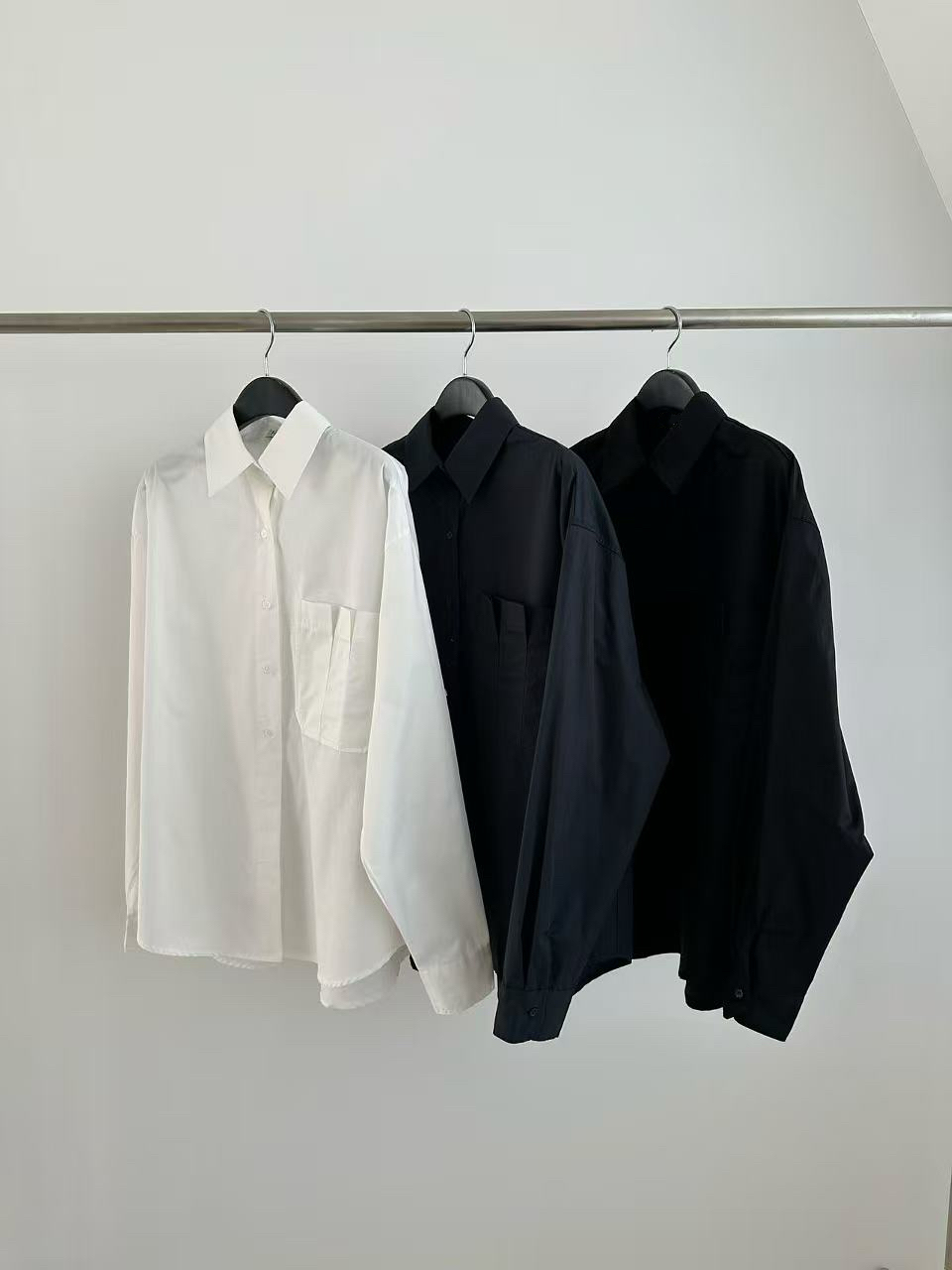 Pleated pocket shirt #sh27