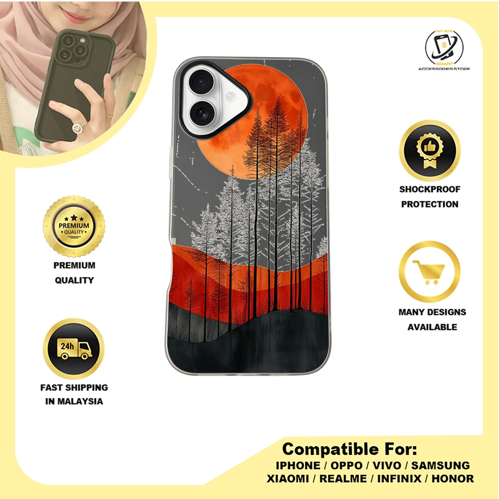 JELLY CASE PHONE FOR IPHONE - DESIGN MOON D