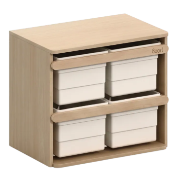 Boori Tidy 兒童玩具收納櫃 118L 原木色
