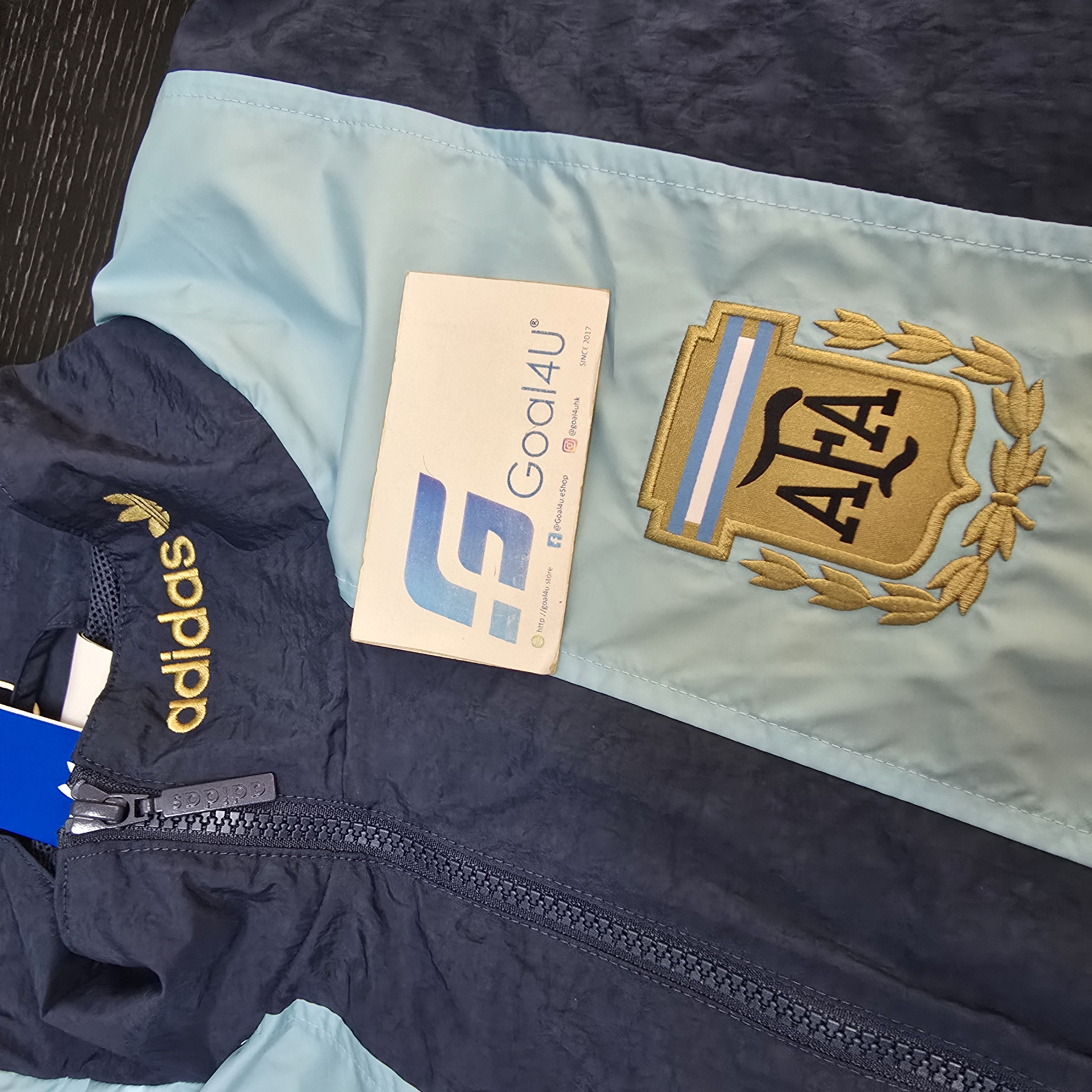 Adidas Argentina 阿根廷經典 EQT 足球文化運動外套 KG2287