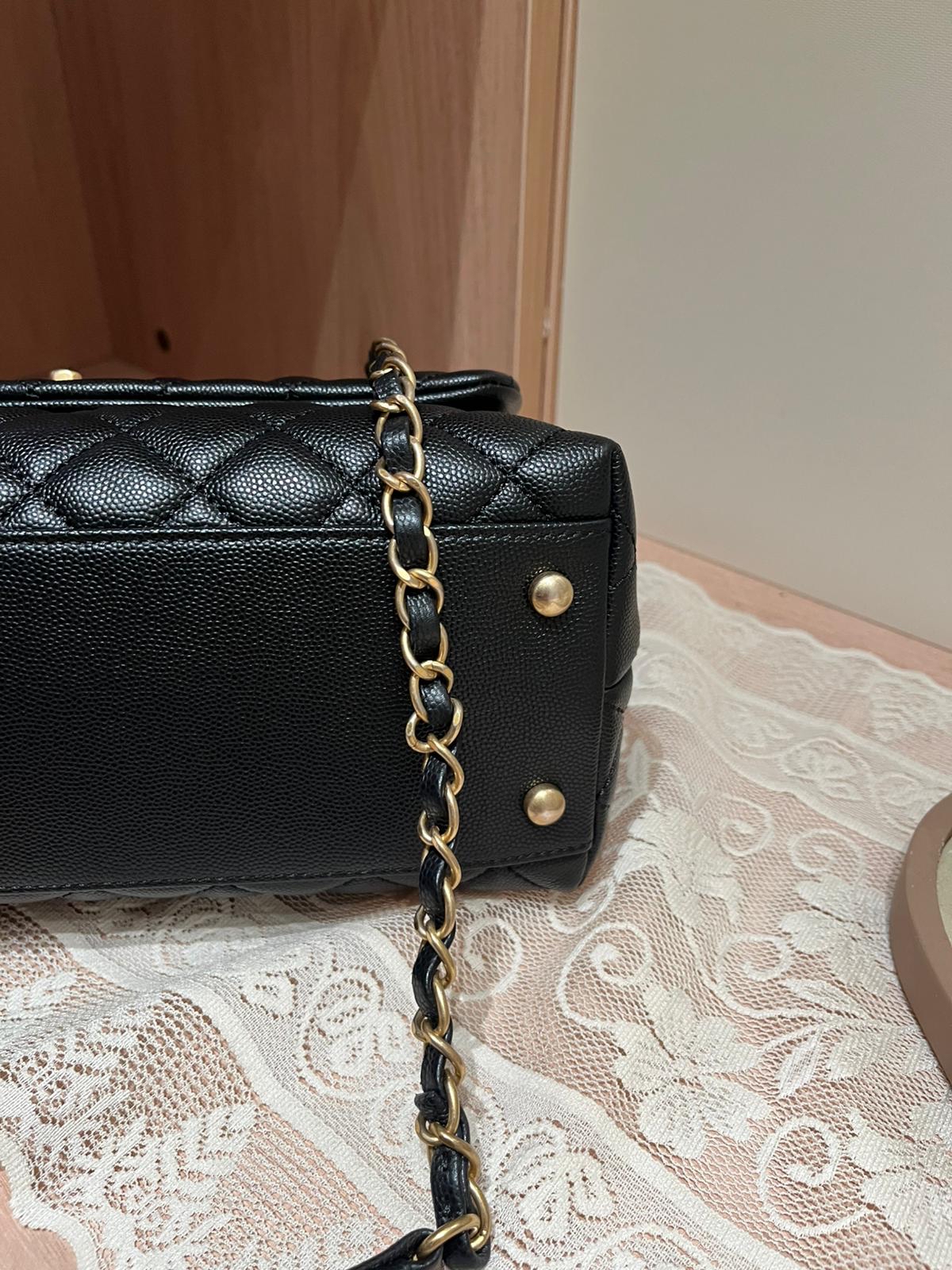 Chanel Coco Handle Medium 100%Authentic, 98%New ✅ 專門店收據✅28卡 ✅dust bag ✅box