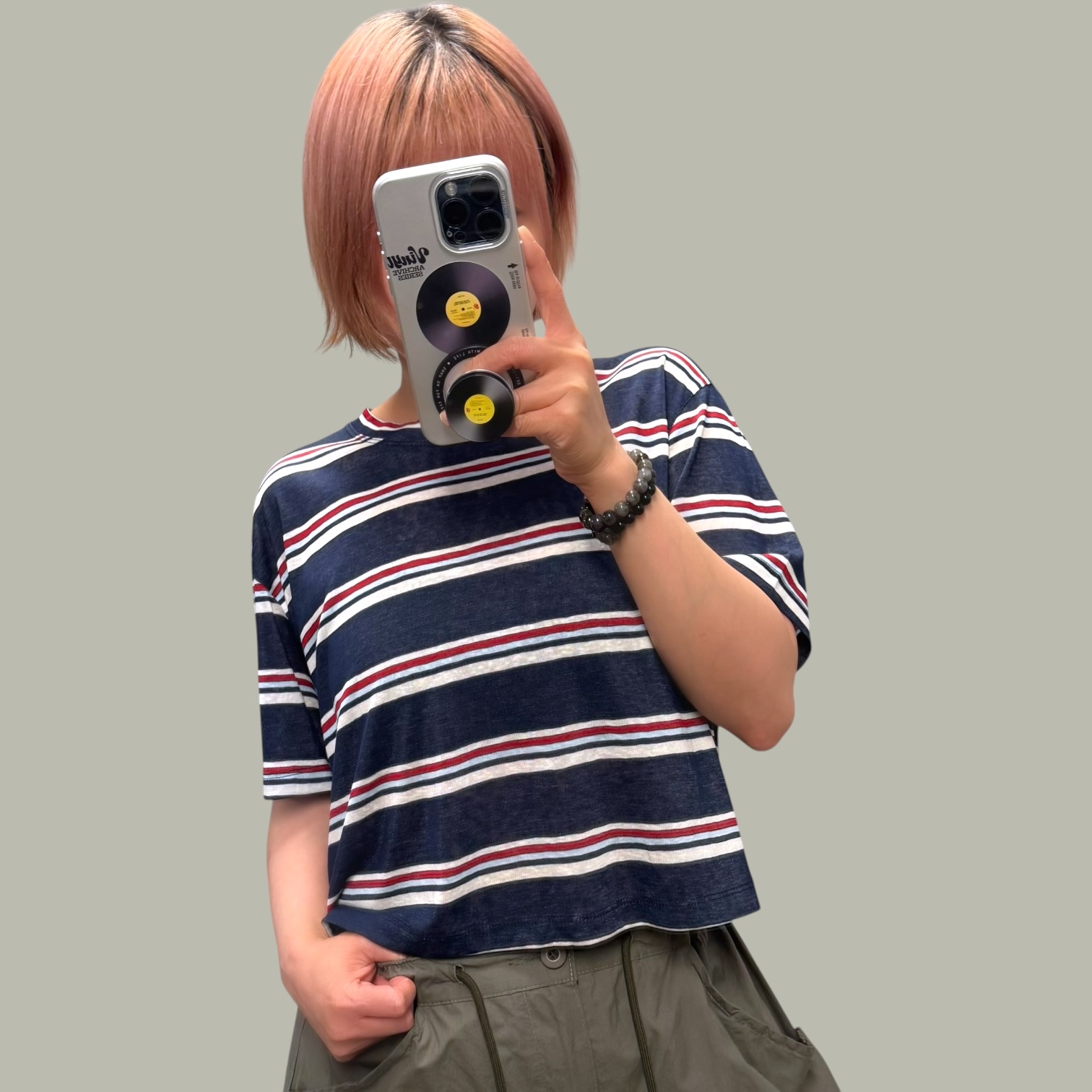 221396 橫間短Tee