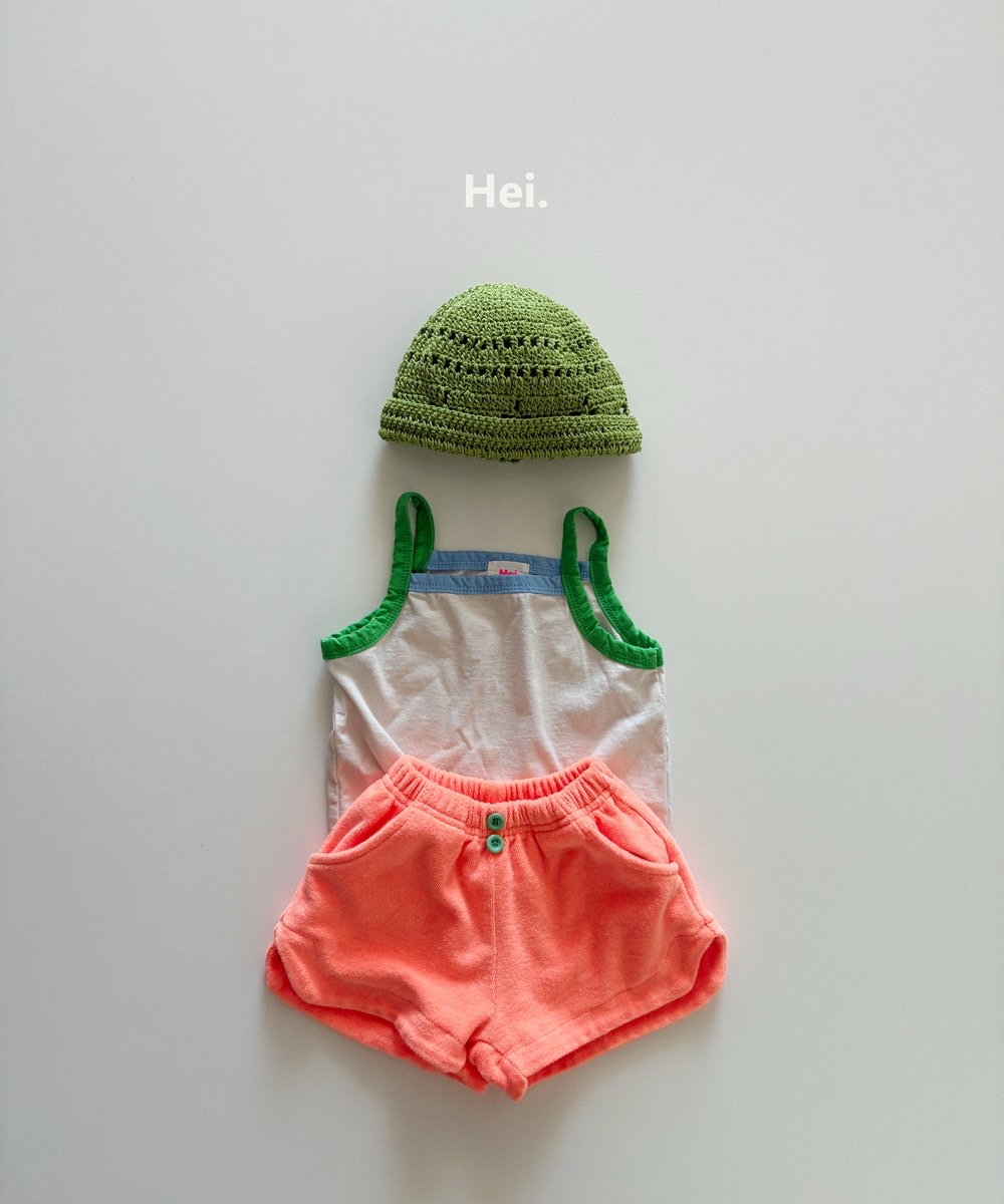 Hei | Soft shorts(Orange L(110-120)
